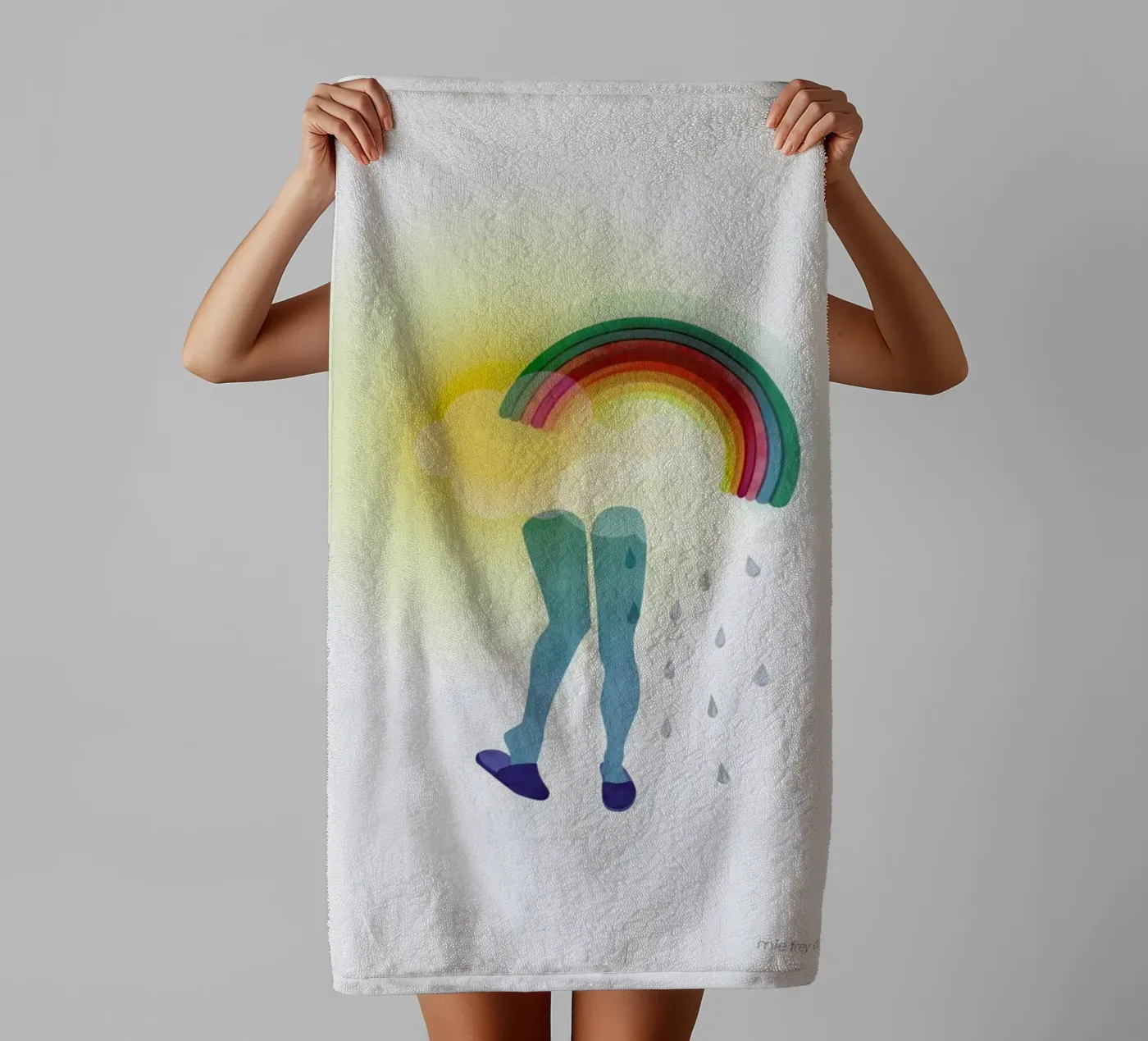 Puzzled asciugamano da bagno da Mie Frey Damgaard