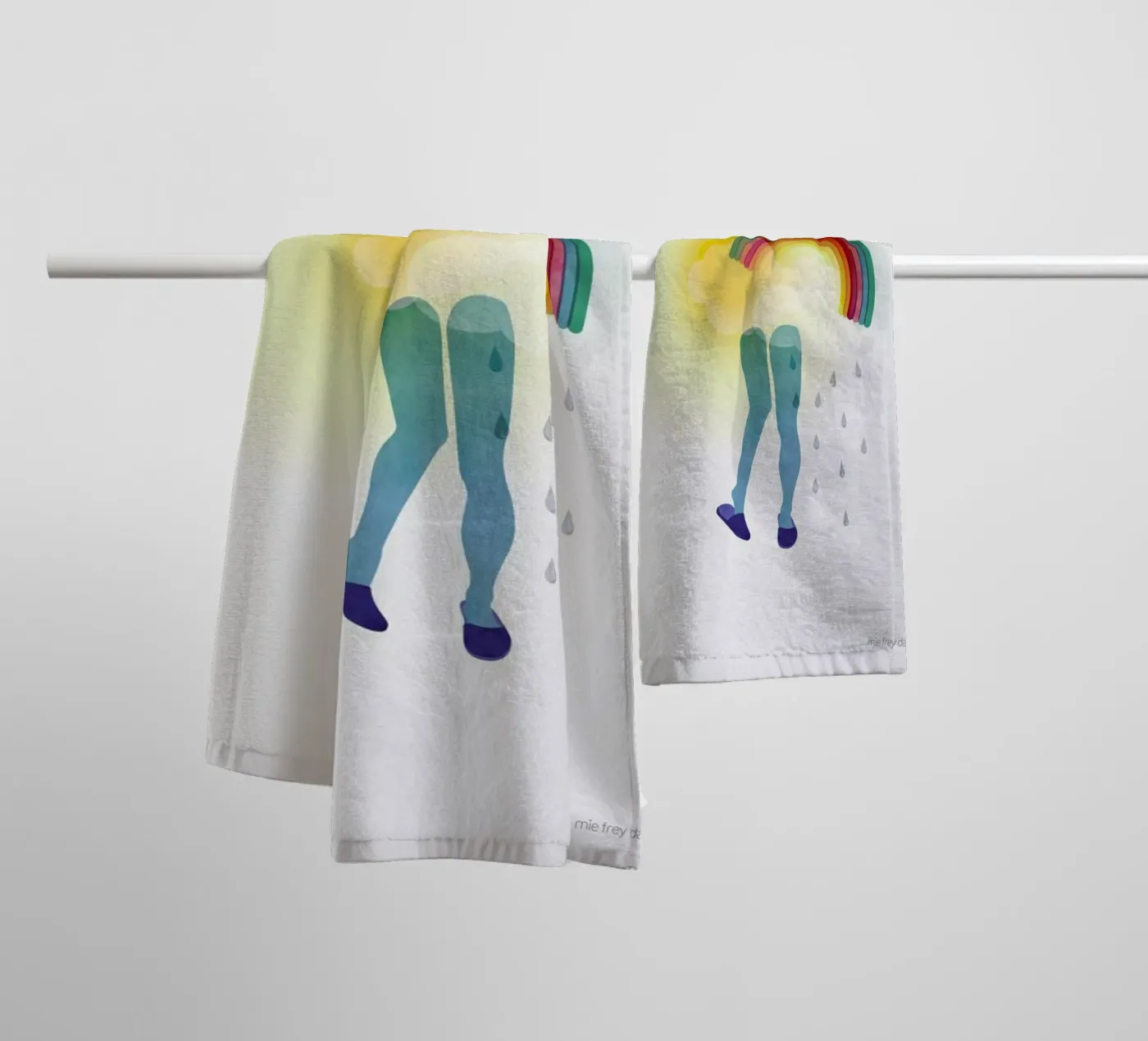 Puzzled asciugamano da bagno da Mie Frey Damgaard