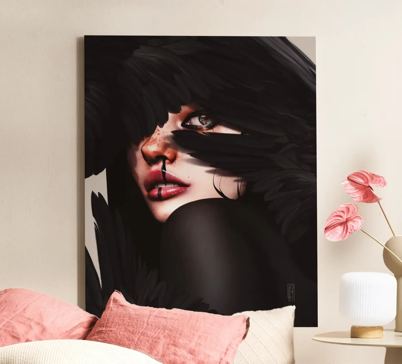 Dancing With Shadows canvas van laurahrubin