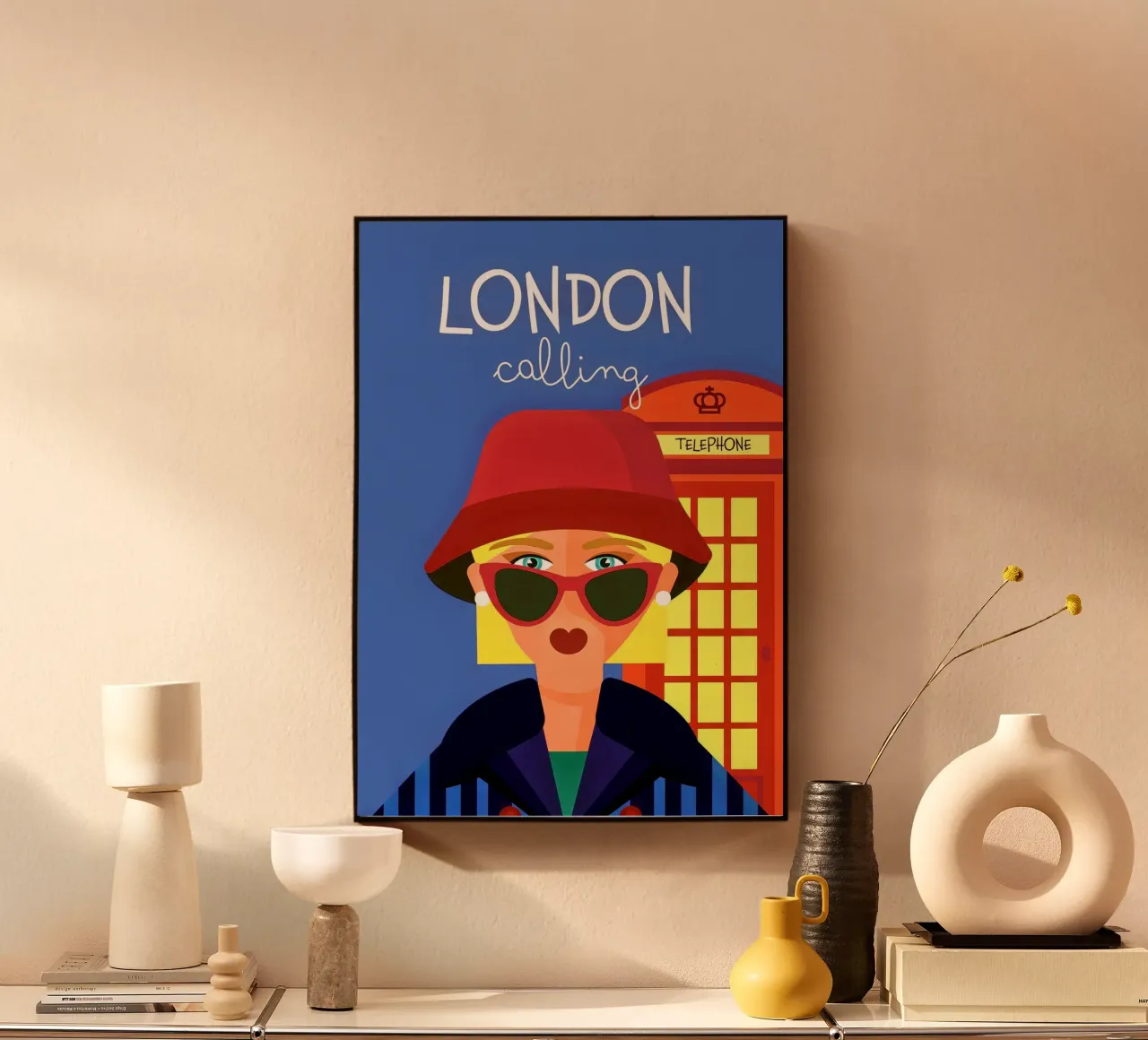 London Calling plexiglass da Ana Paniagua Design