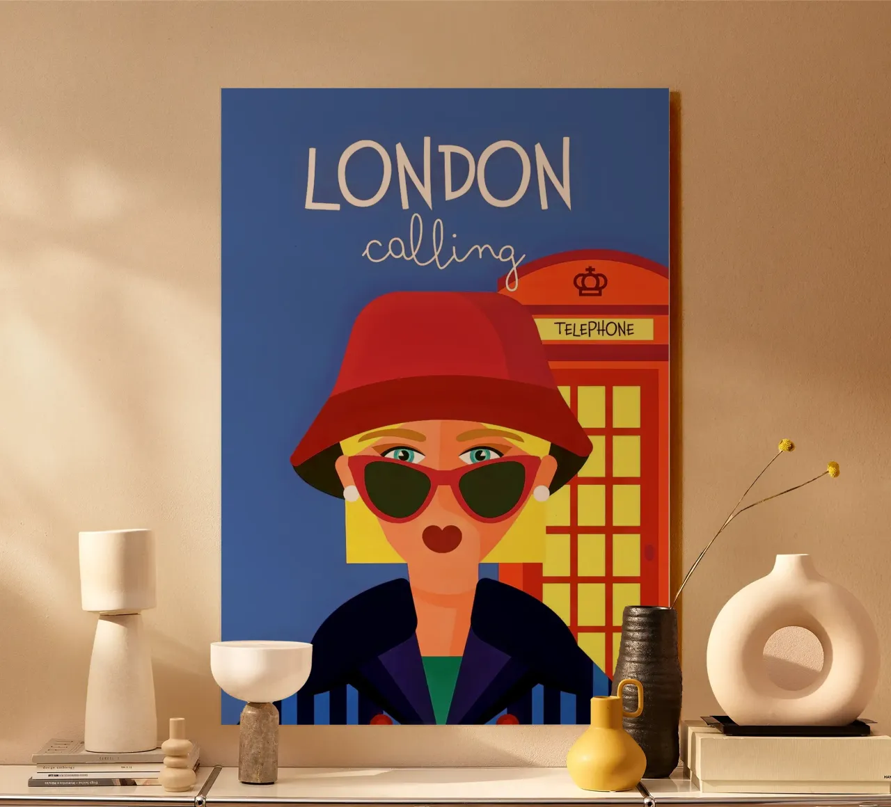 London Calling plexiglass da Ana Paniagua Design