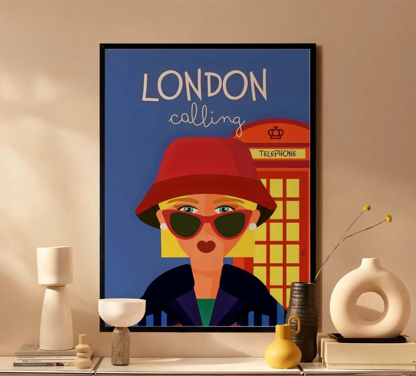 London Calling poster da Ana Paniagua Design