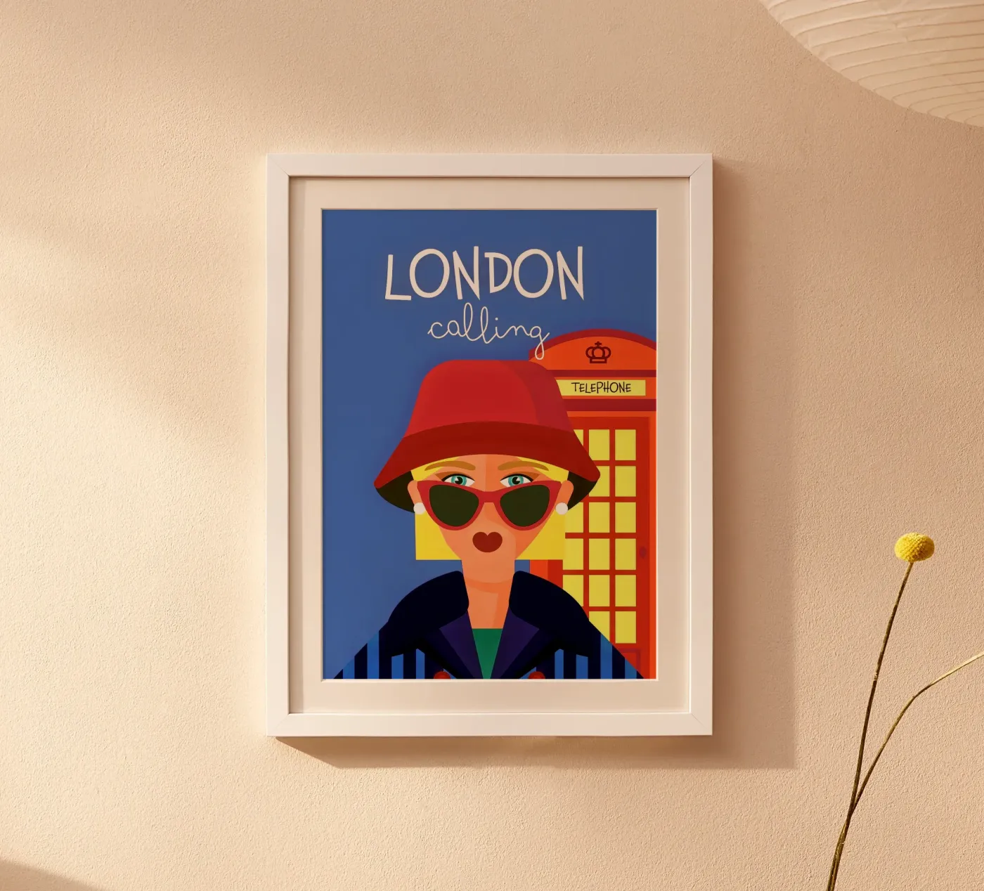 London Calling poster da Ana Paniagua Design