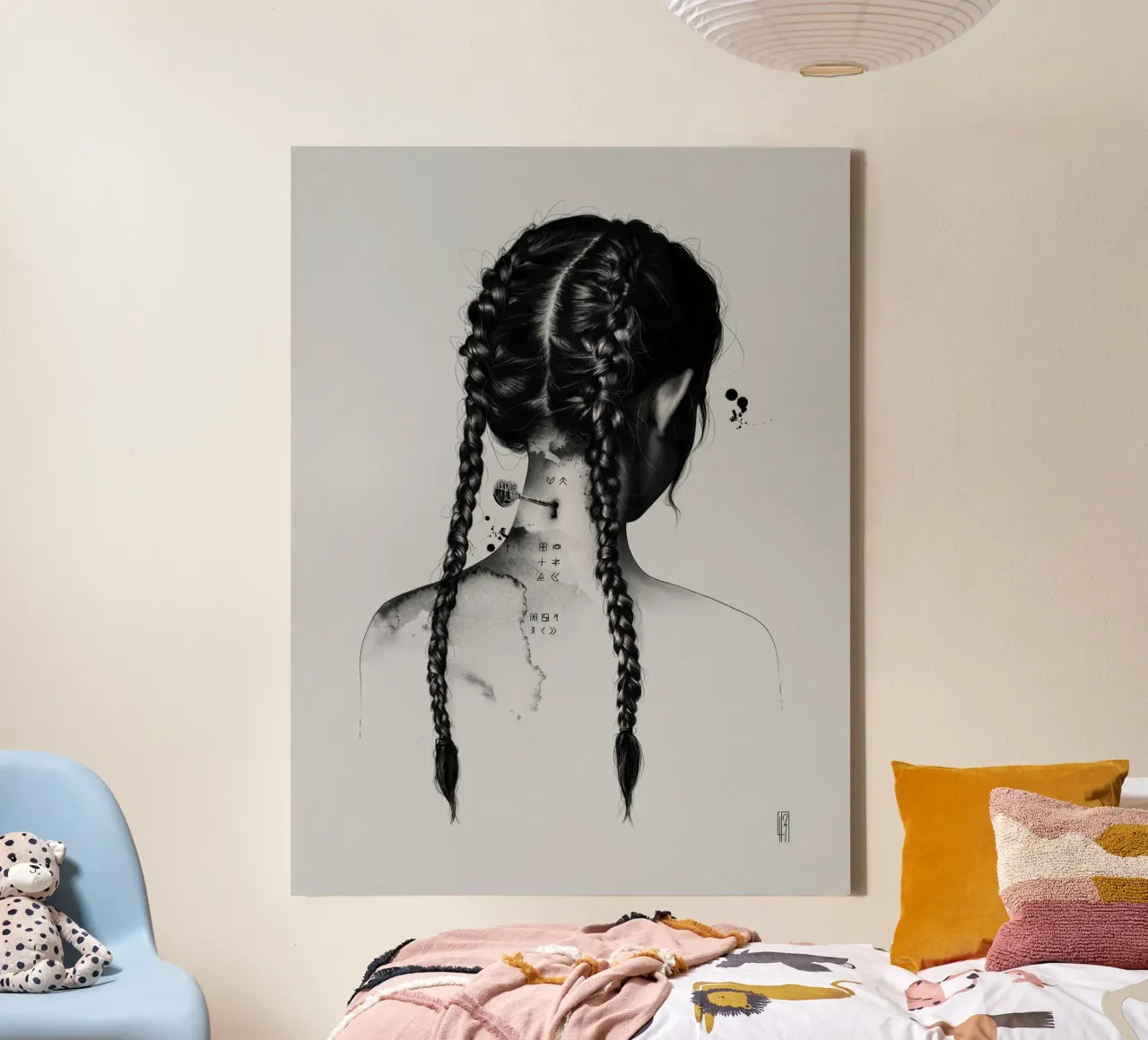 Keys canvas by laurahrubin