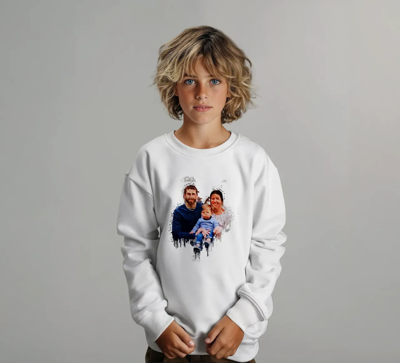 Una piccola famiglia felice felpa bambino da Gunawan Rb