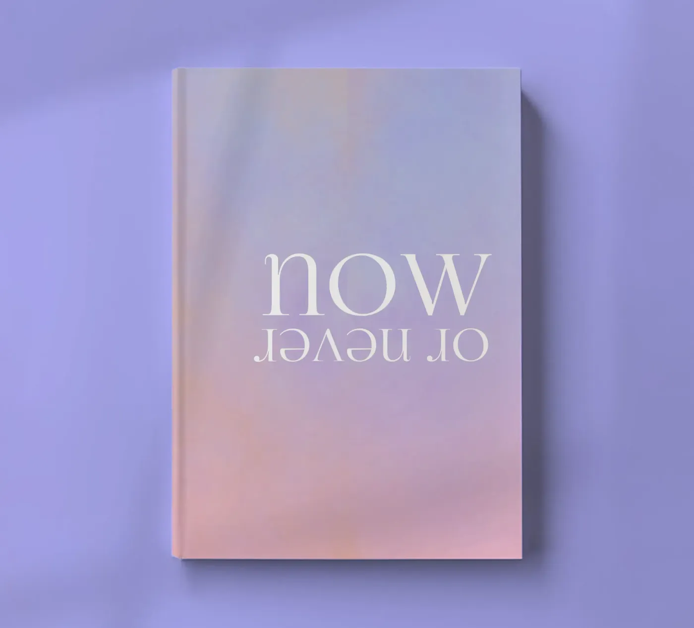 now or never notebook by PaperLine Art