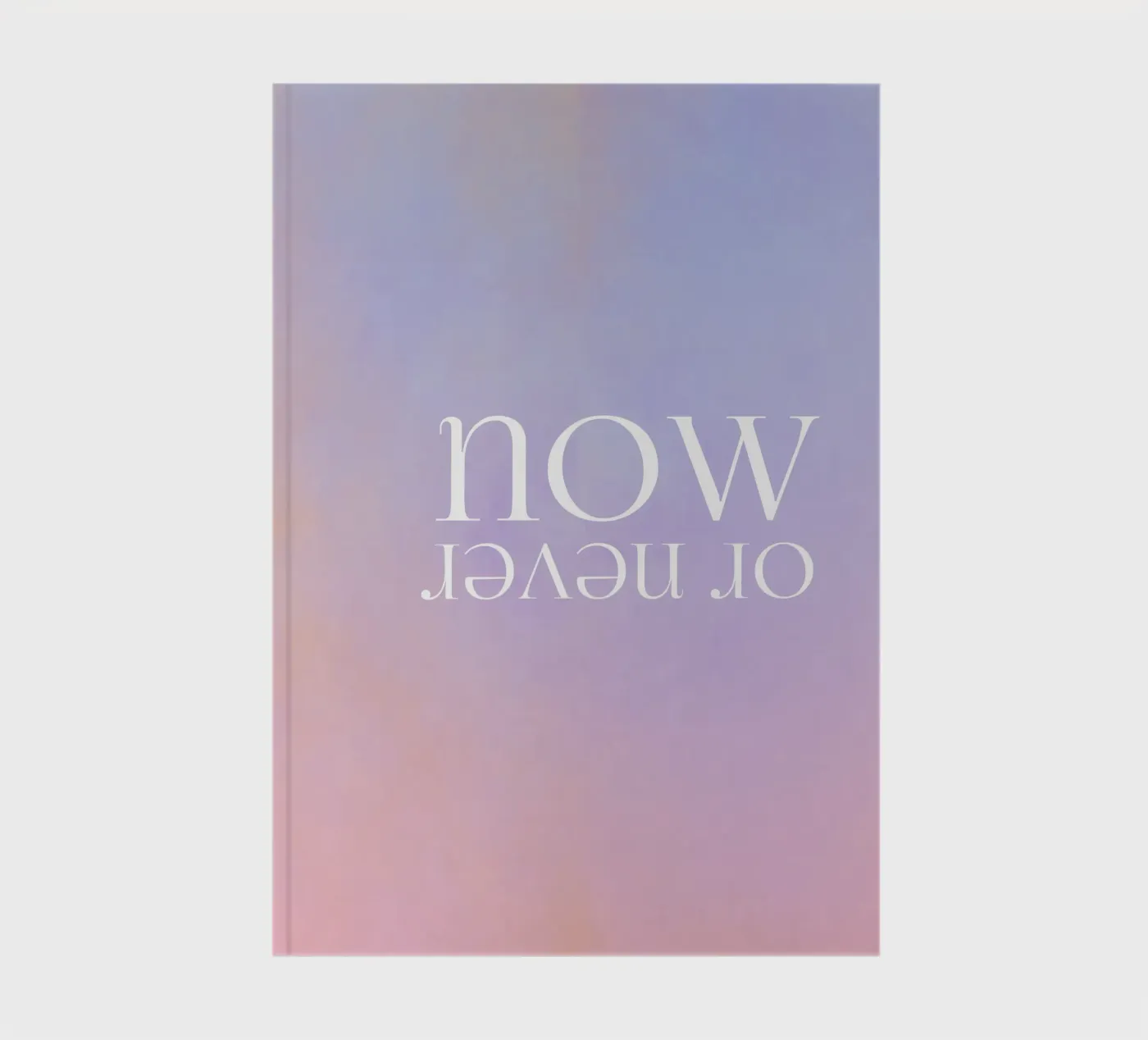 now or never notebook by PaperLine Art