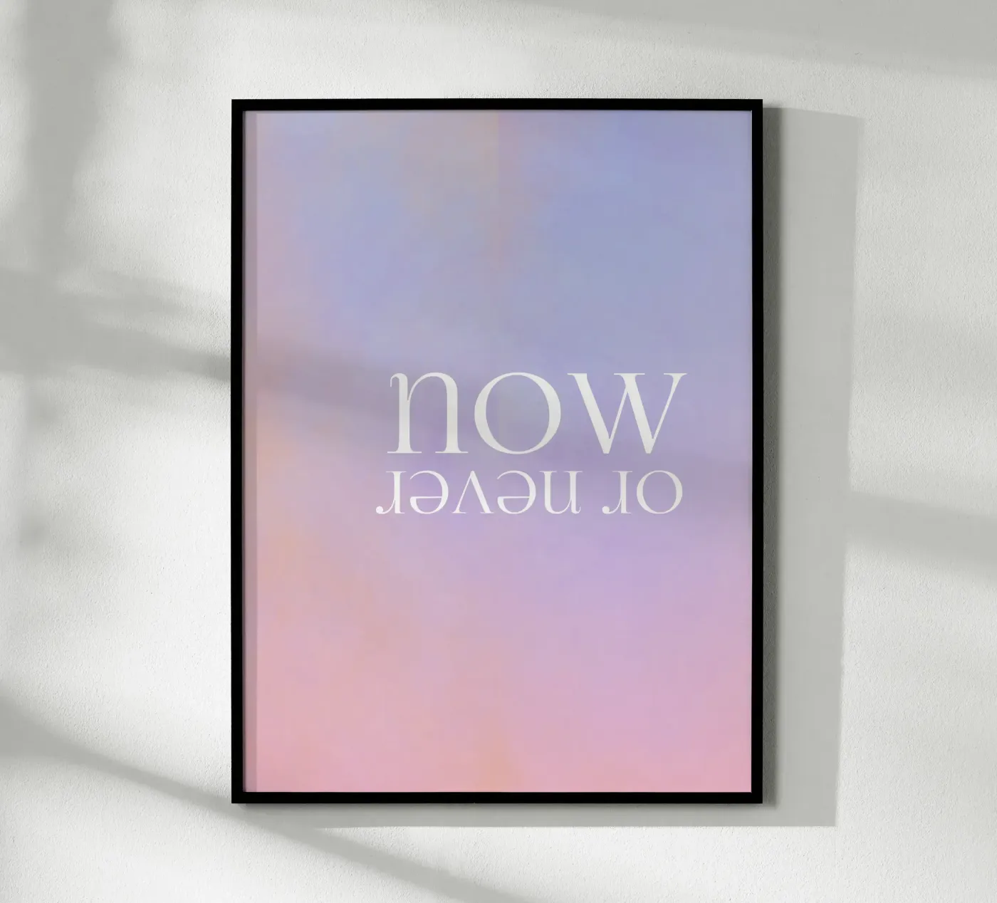 now or never poster da PaperLine Art
