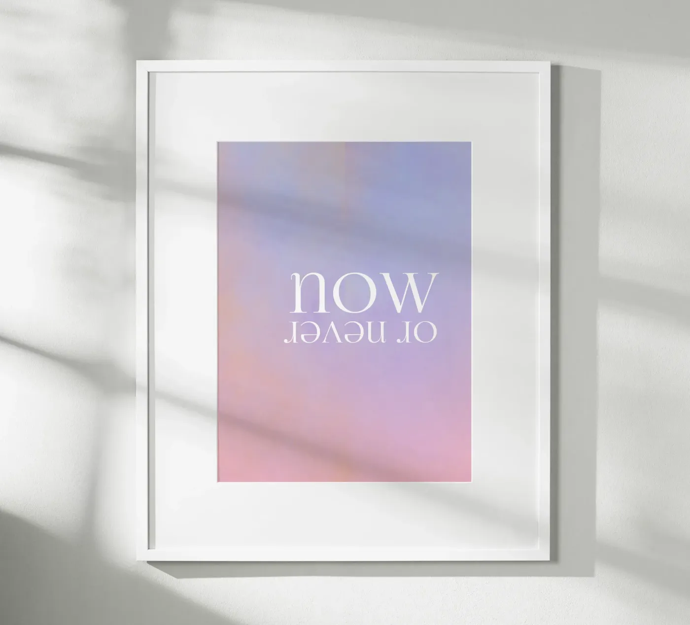 now or never poster da PaperLine Art