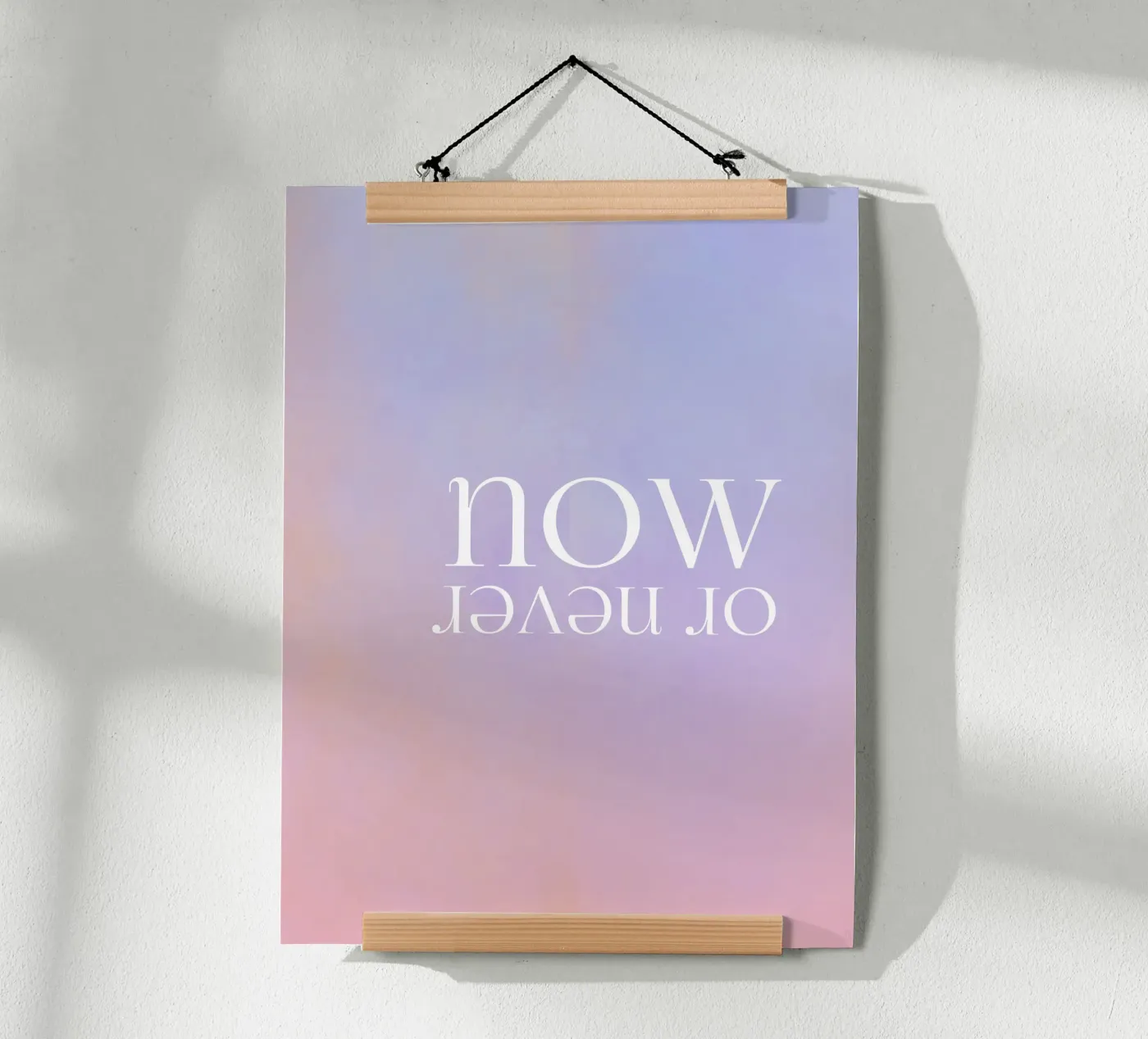 now or never poster da PaperLine Art