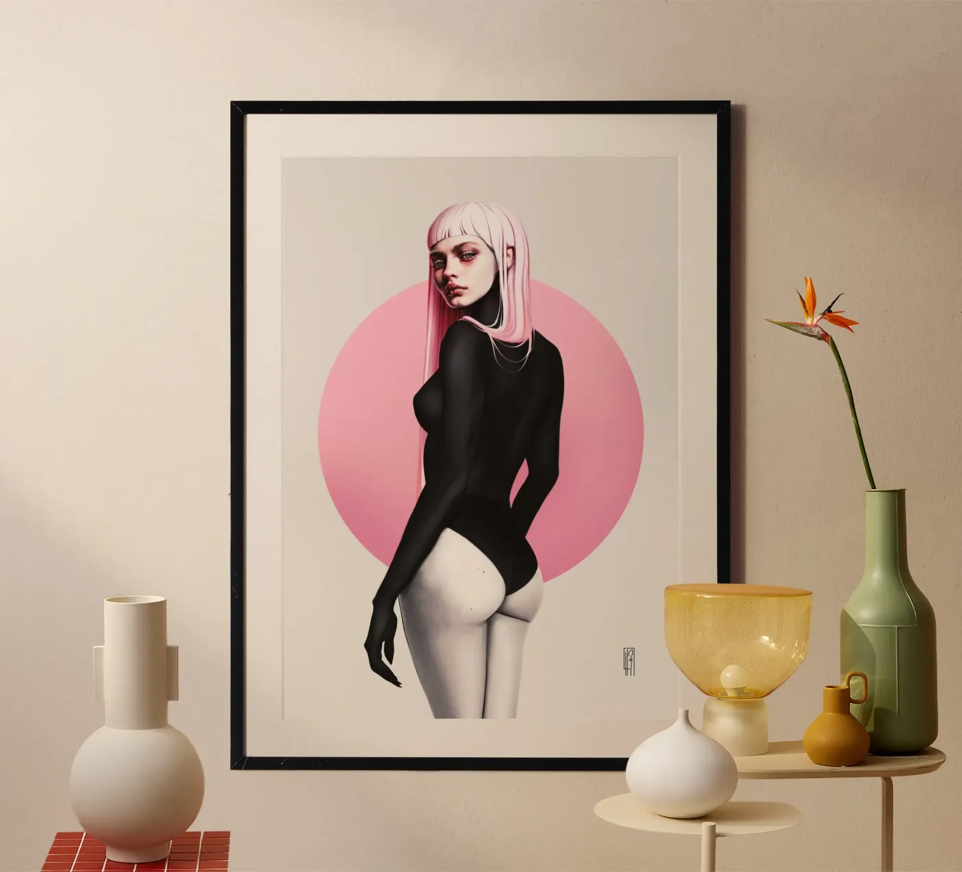 Peaches poster van laurahrubin