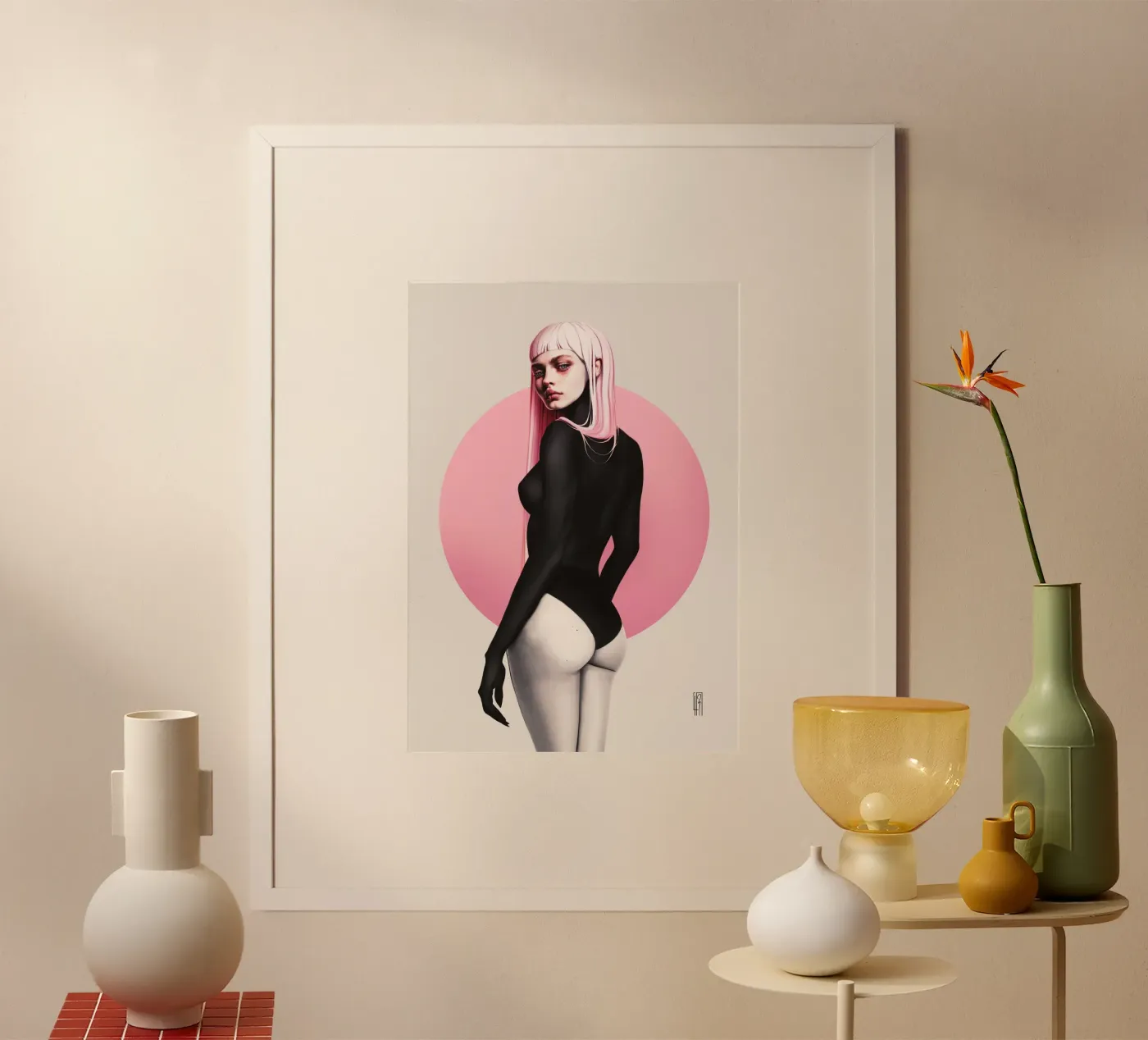 Peaches poster van laurahrubin
