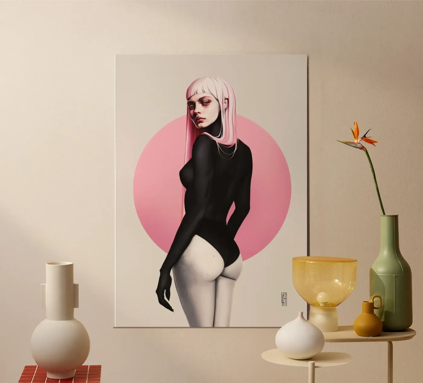 Peaches poster van laurahrubin