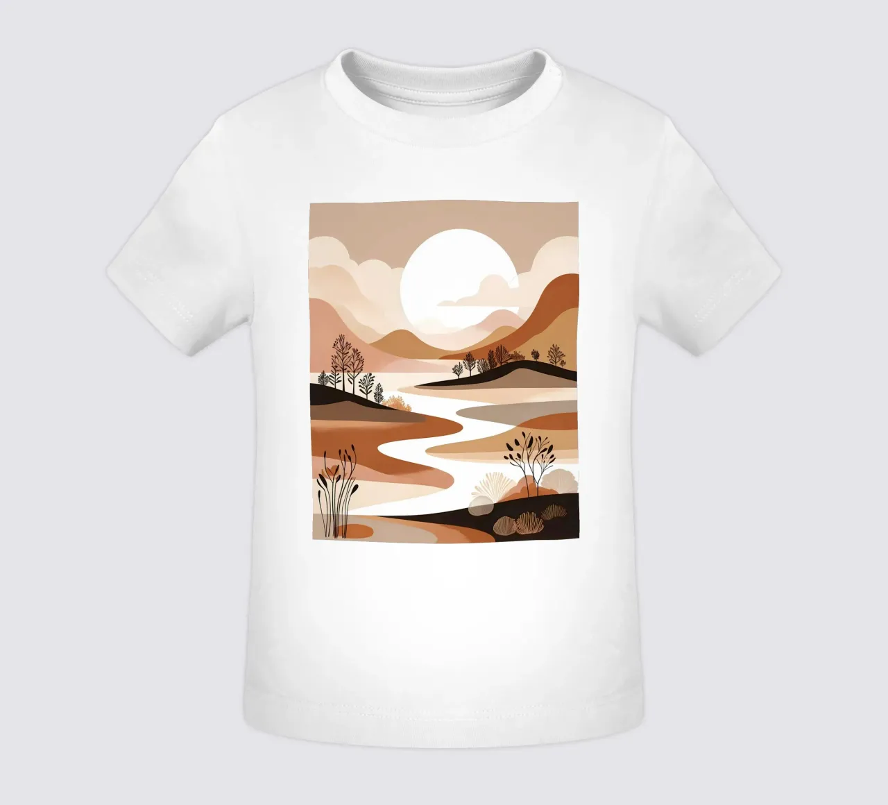 Tramonto sereno maglietta neonato da Artistic-shop