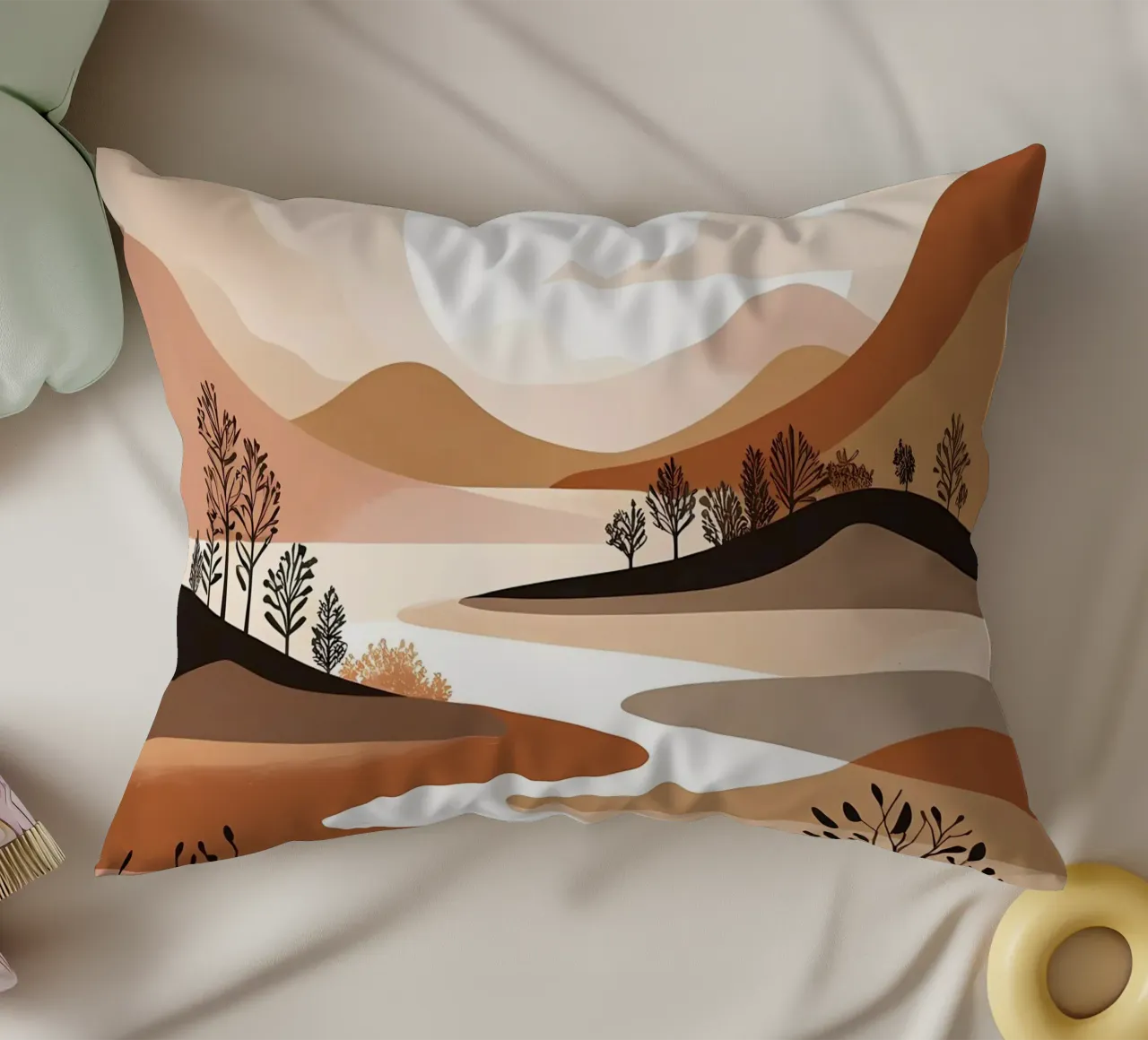 Tramonto sereno cuscino da Artistic-shop