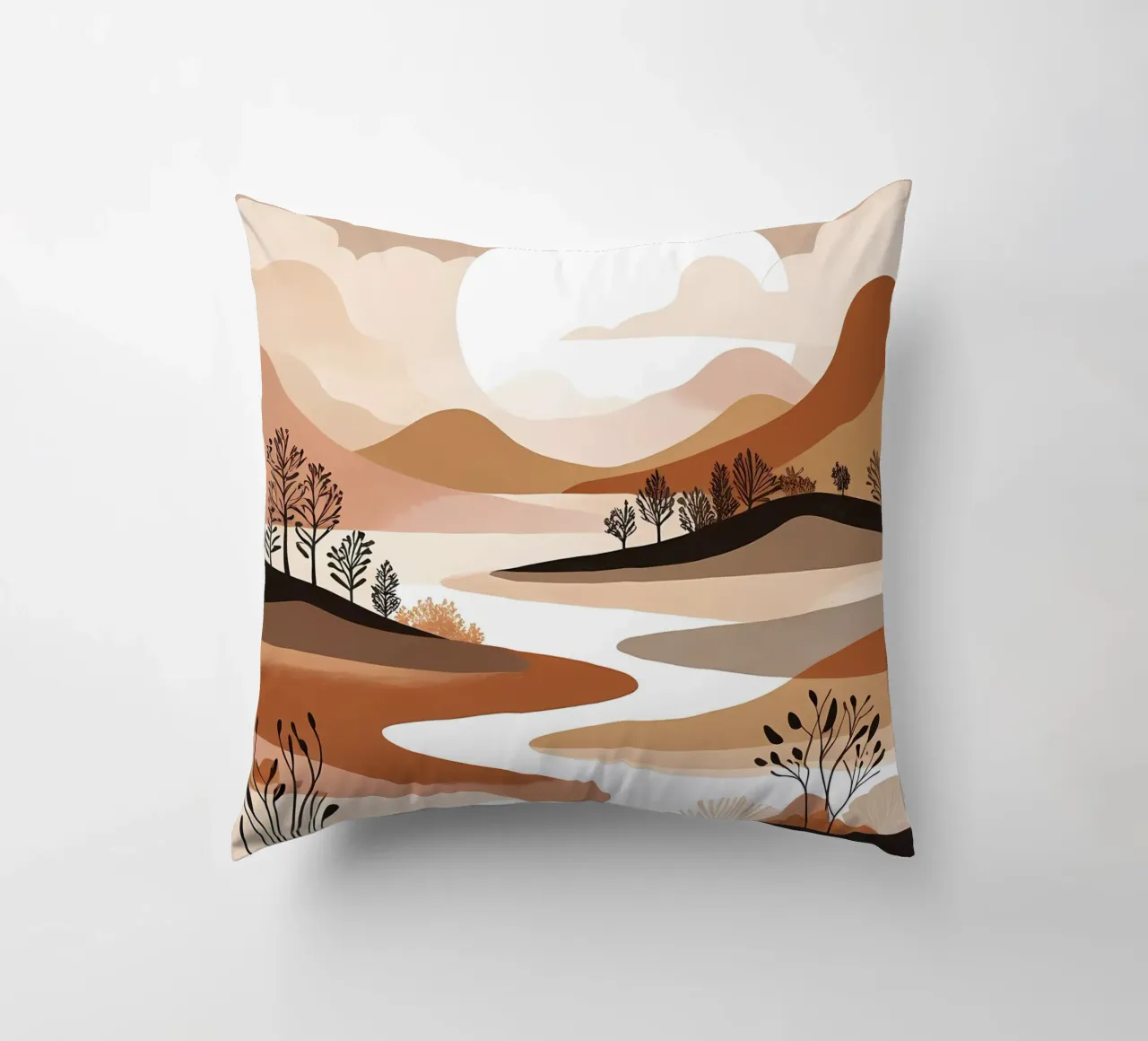 Tramonto sereno cuscino da Artistic-shop