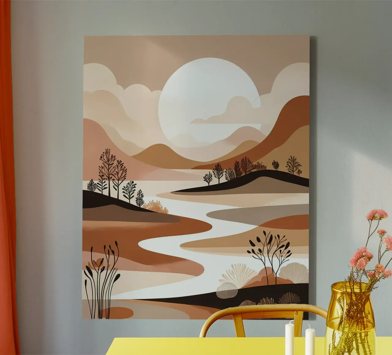 Serene Sunset canvas by Artistic-shop