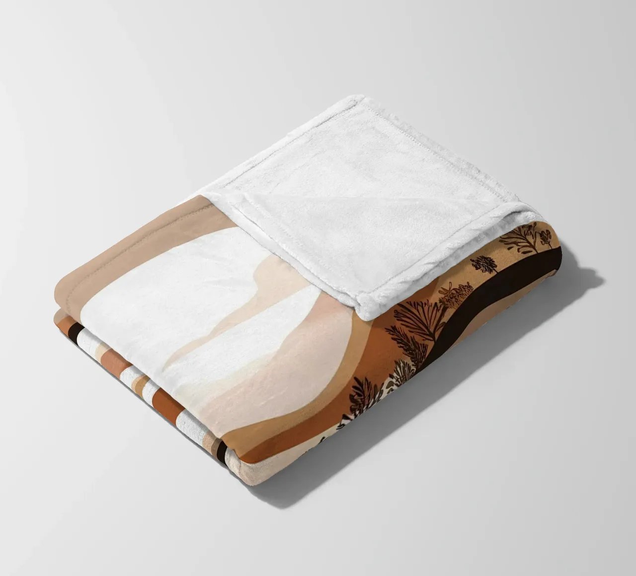 Tramonto sereno coperta in pile da Artistic-shop