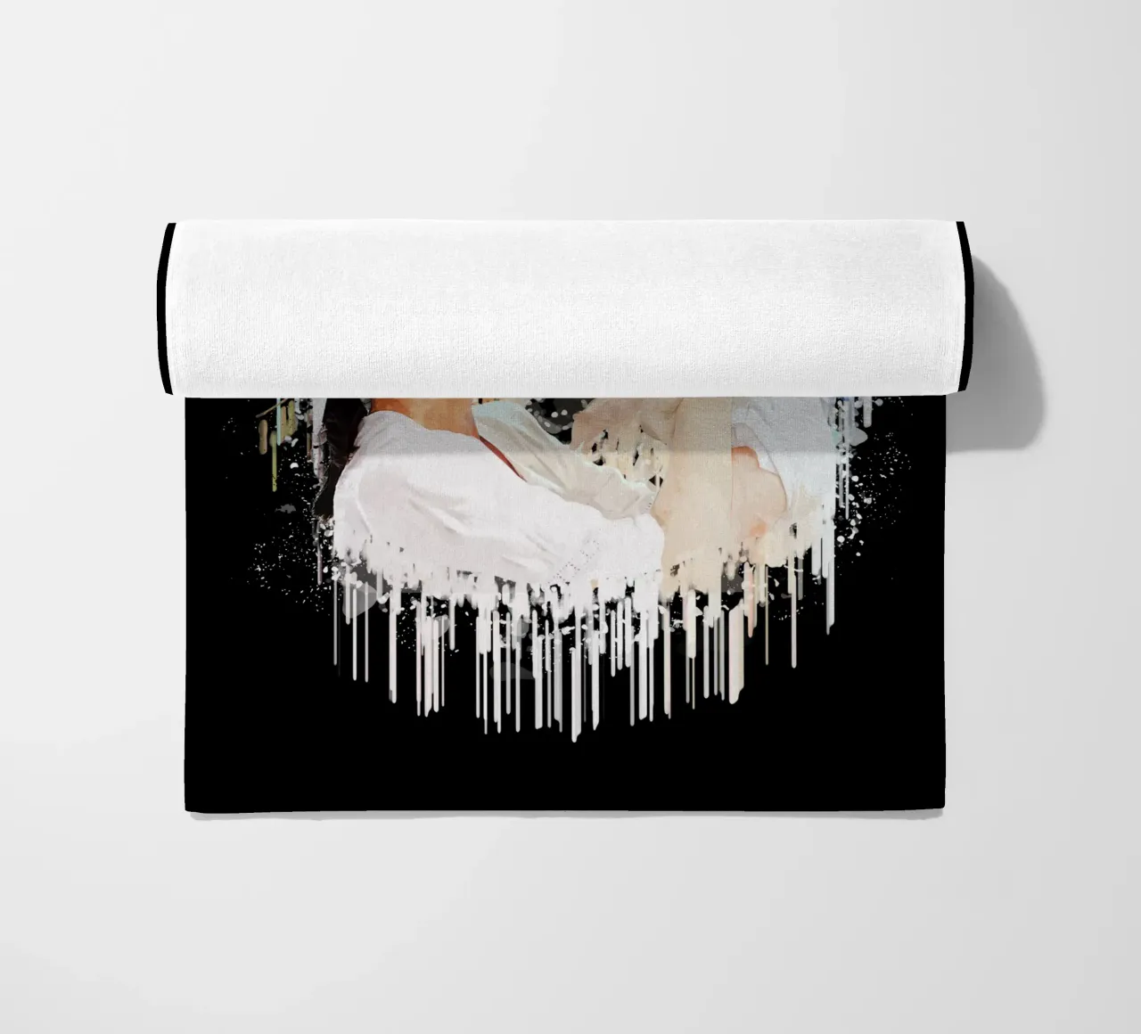 Mother and child beach towel by Gunawan Rb