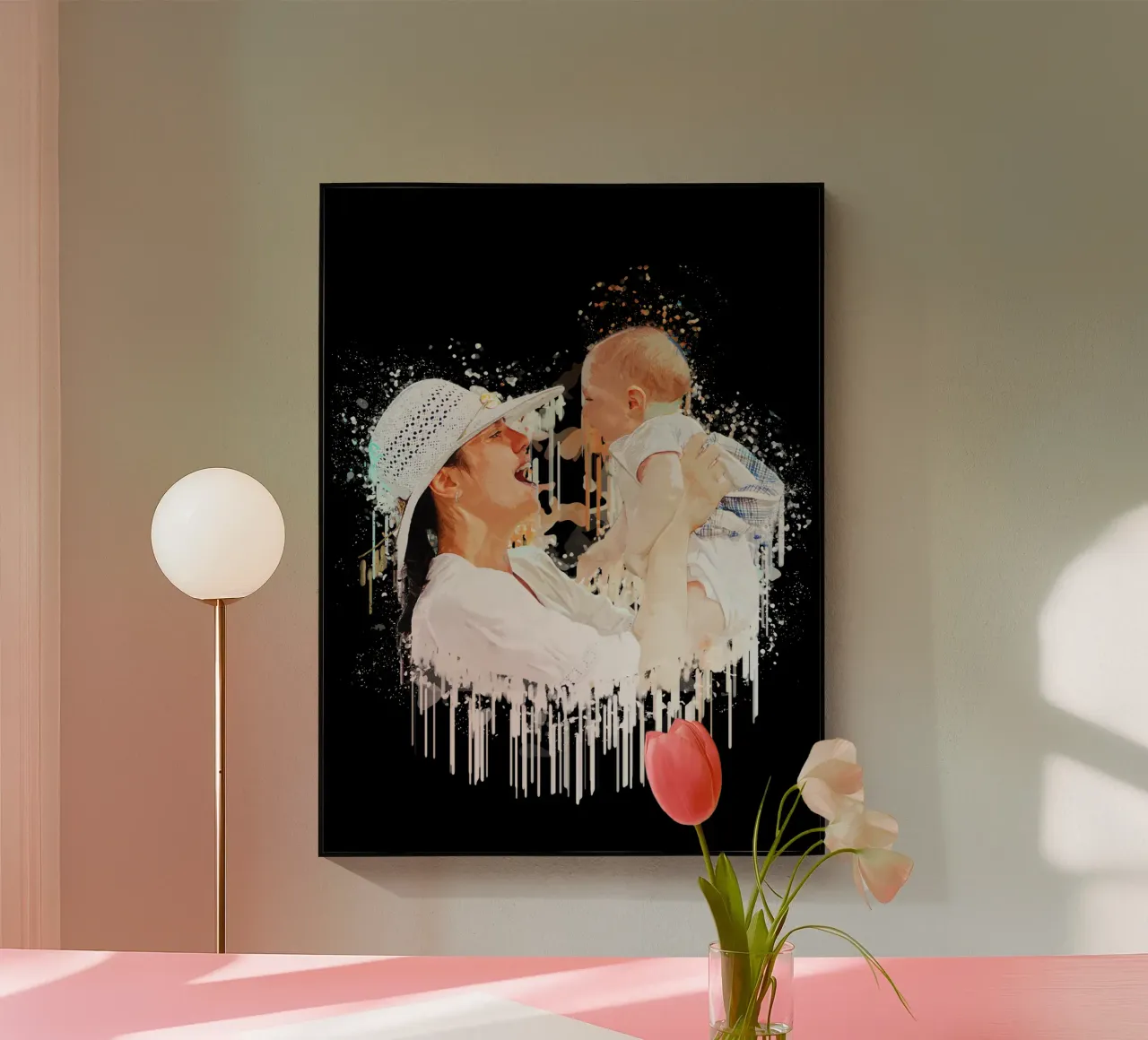 Madre e figlio plexiglass da Gunawan Rb