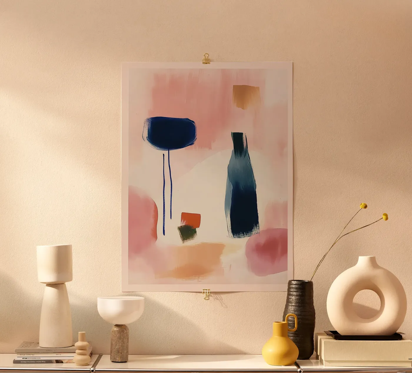 Soft Objects in Space Poster von Hazia