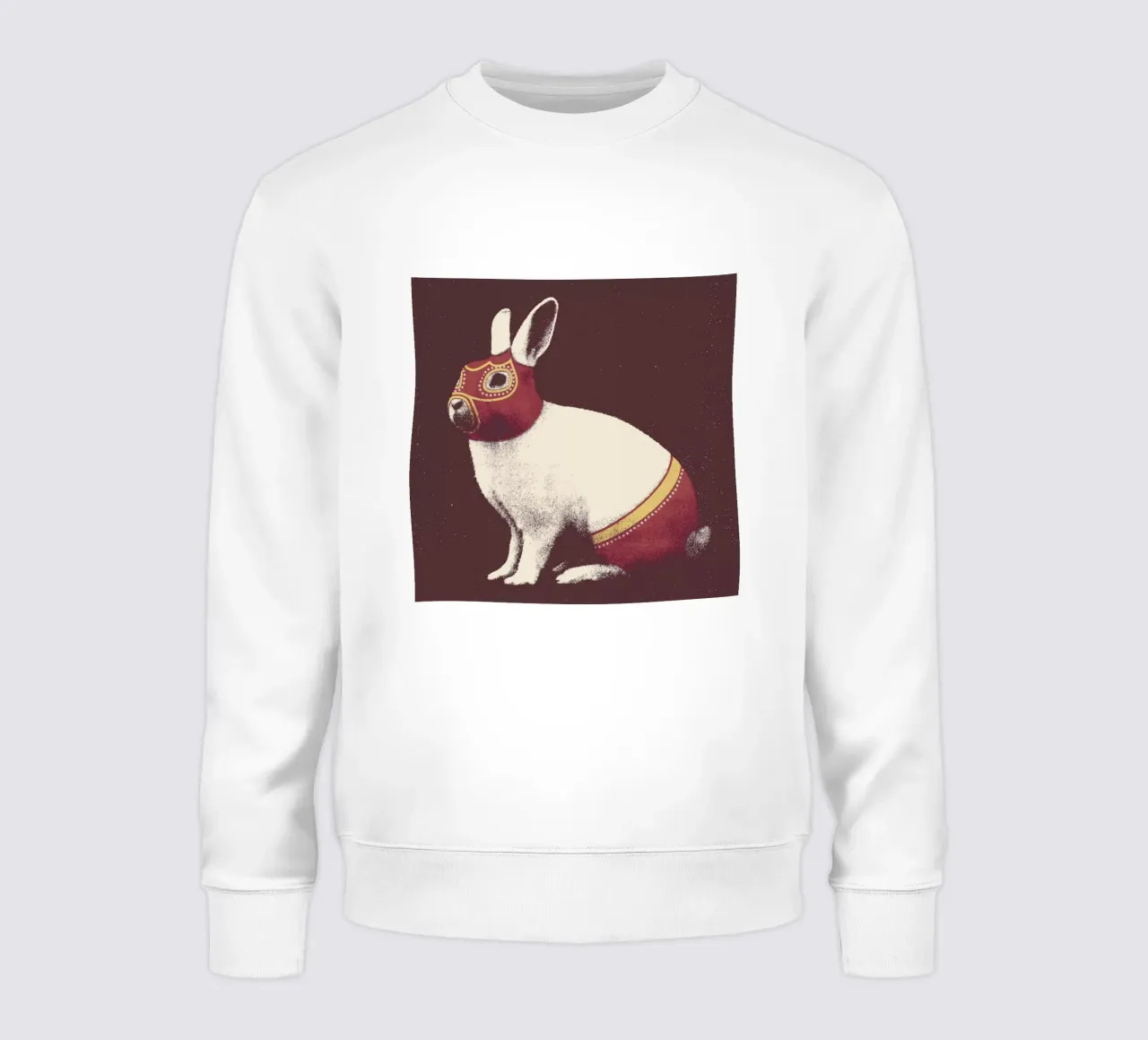 Lapin Catcheur (Rabbit Wrestler) felpa da Florent Bodart