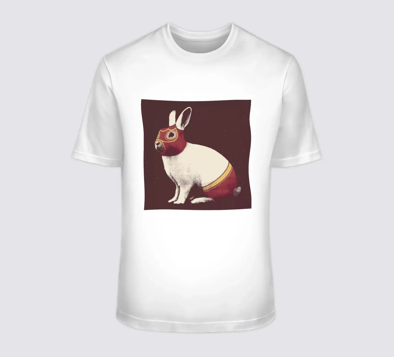 Lapin Catcheur (Rabbit Wrestler) t-shirt da Florent Bodart