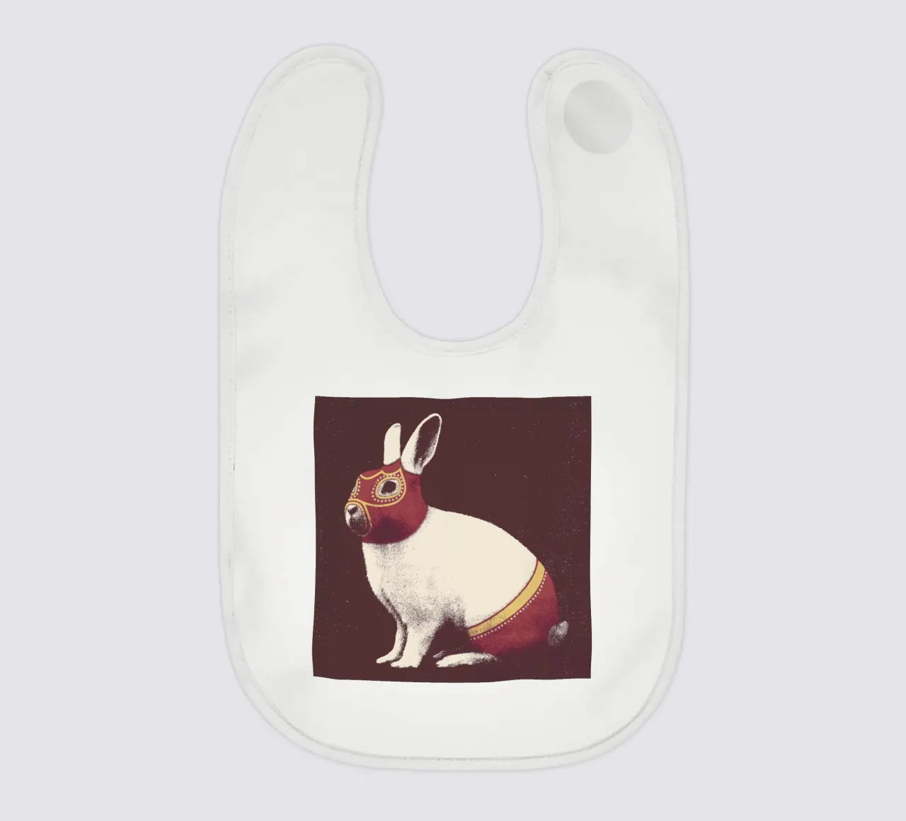 Lapin Catcheur (Rabbit Wrestler) bavaglino da Florent Bodart