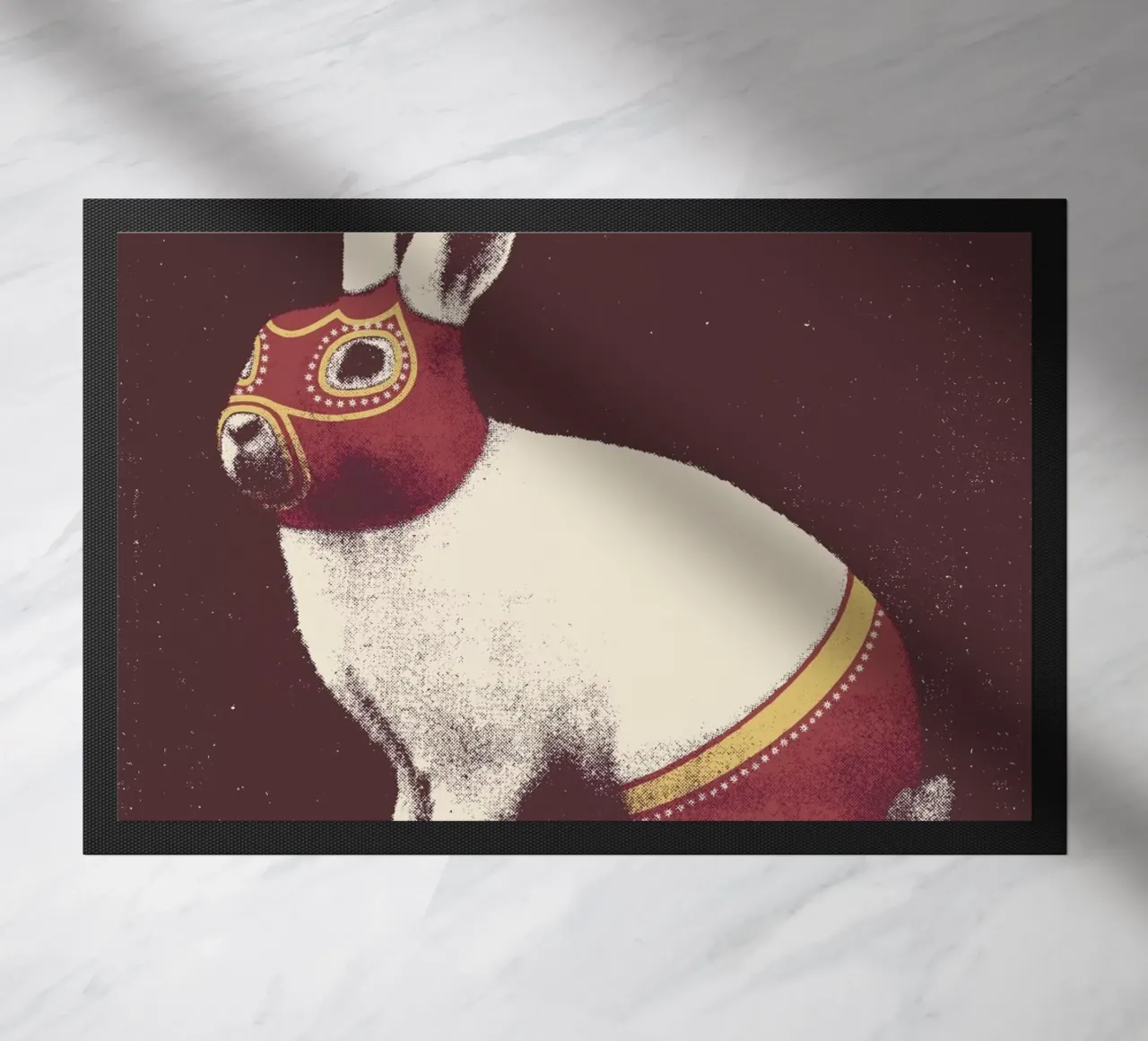 Lapin Catcheur (Rabbit Wrestler) zerbino da Florent Bodart
