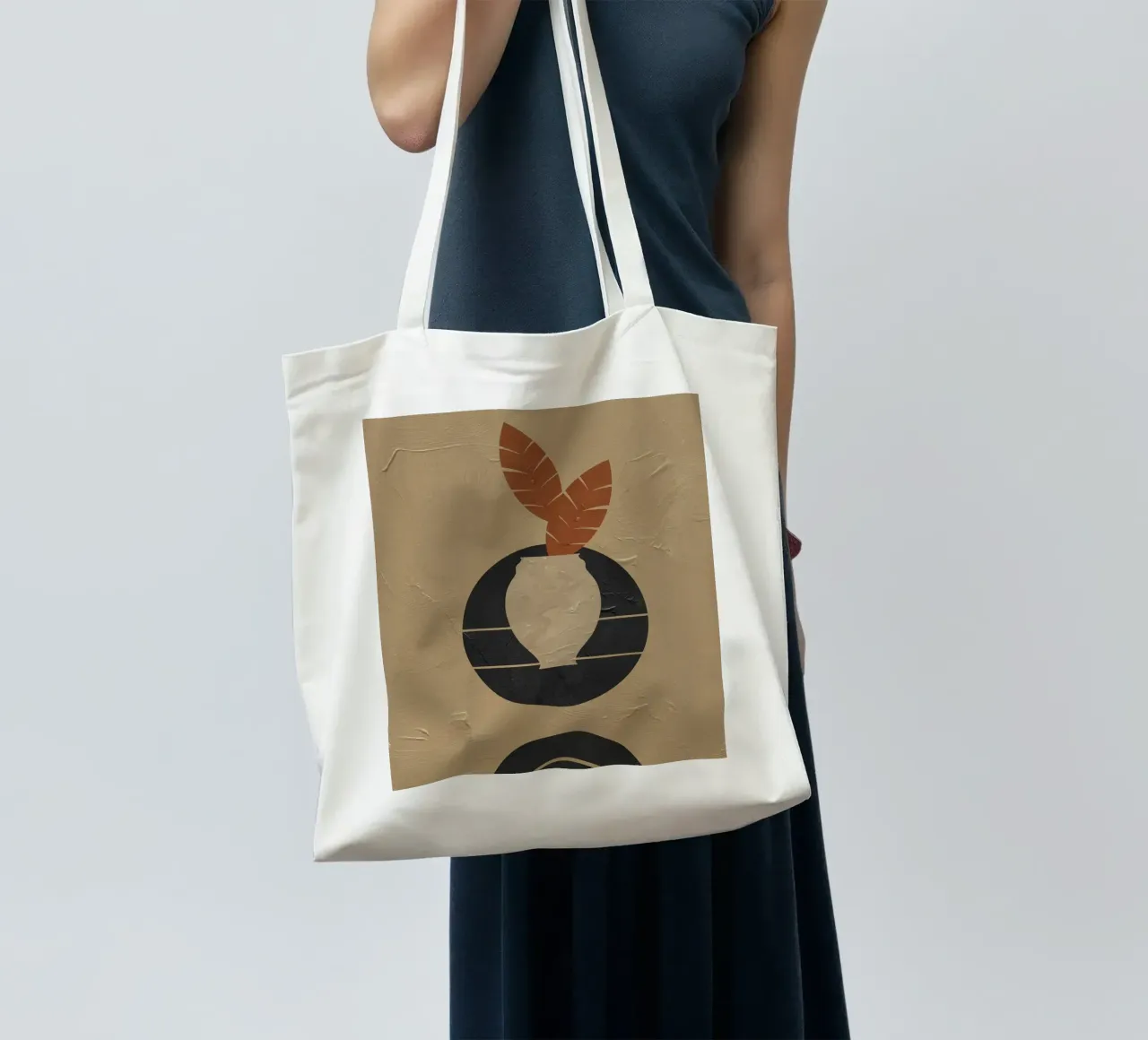 Composizione di vasi - Design moderno e retrò borsa in juta da Whole©
