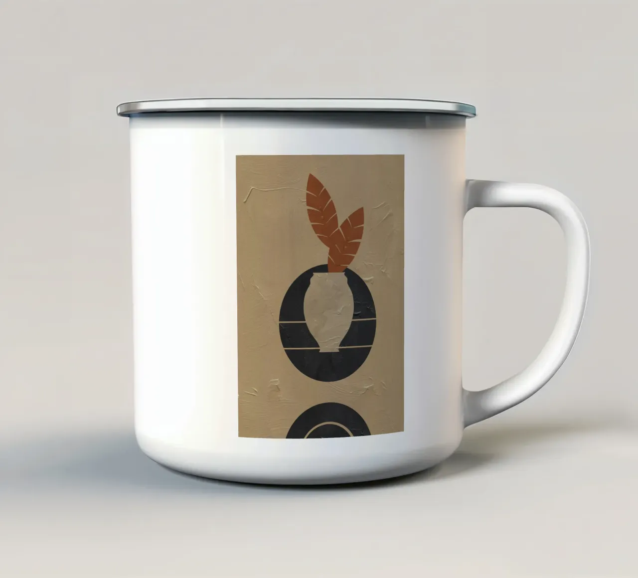 Composizione di vasi - Design moderno e retrò tazza in smalto da Whole©