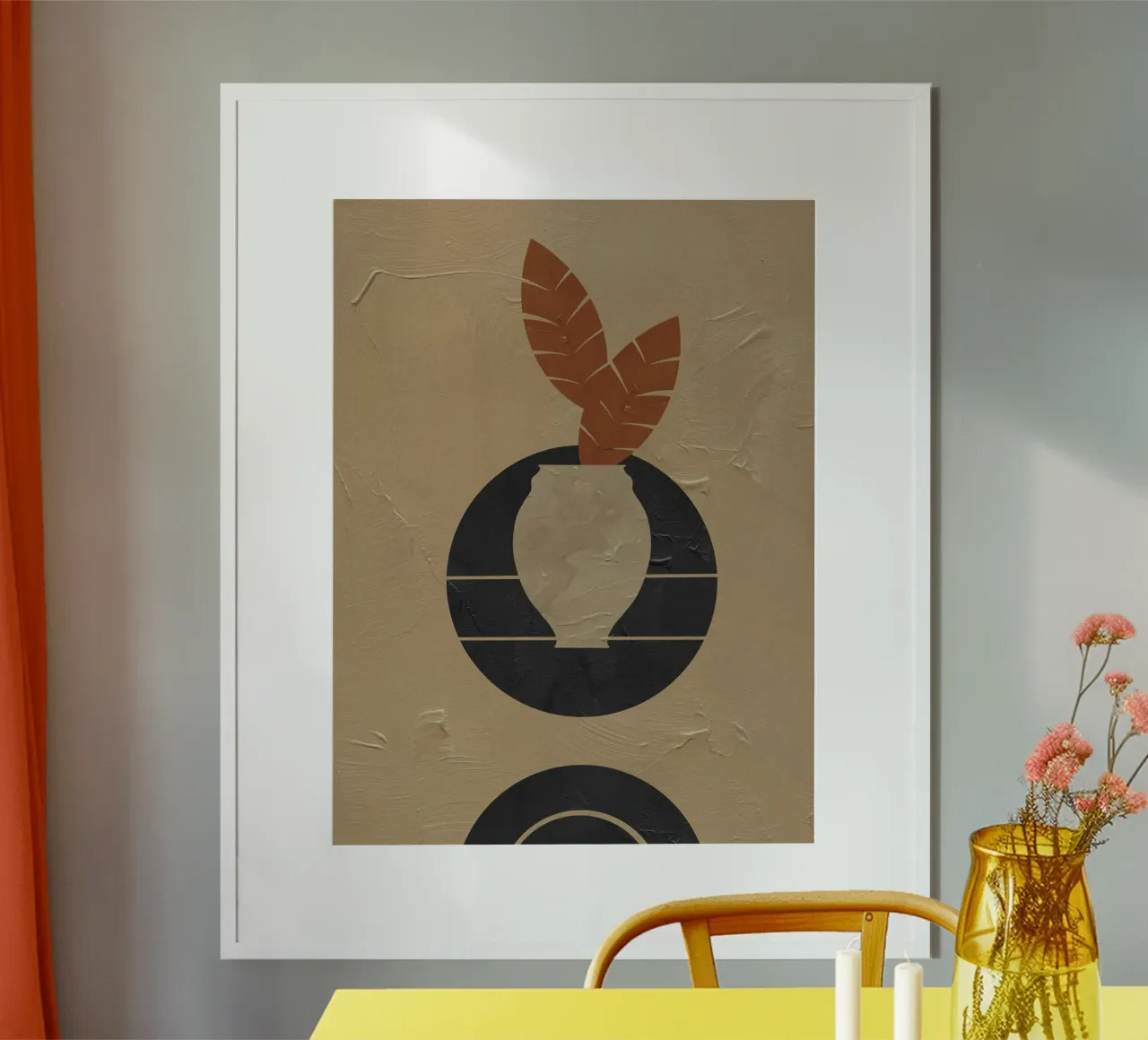 Composizione di vasi - Design moderno e retrò carta hahnemühle da Whole©