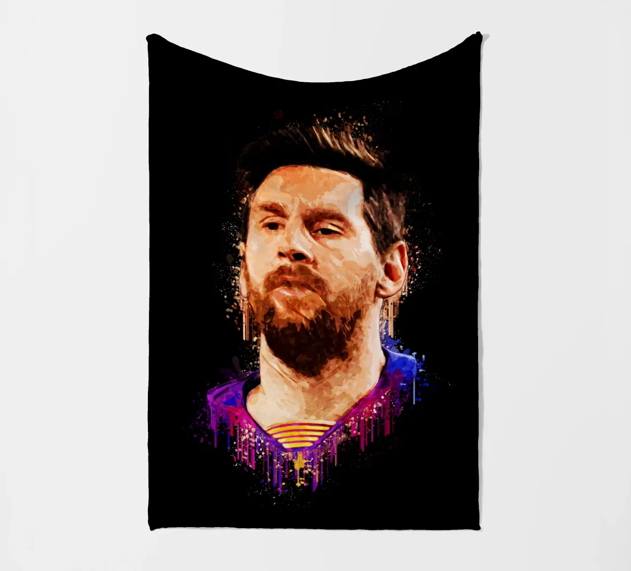 Lionel Messi Fleecedecke von Gunawan Rb
