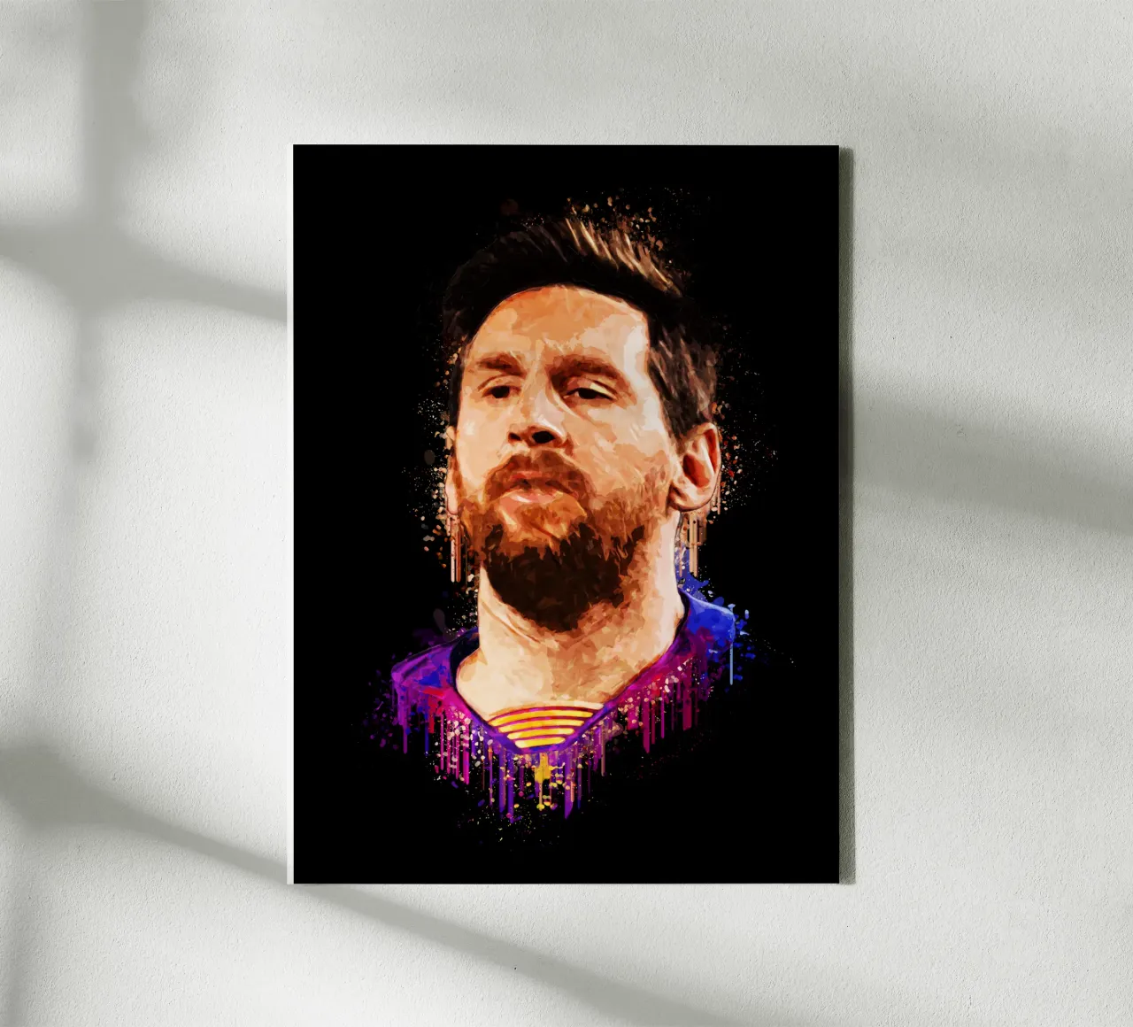 Lionel Messi canvas by Gunawan Rb