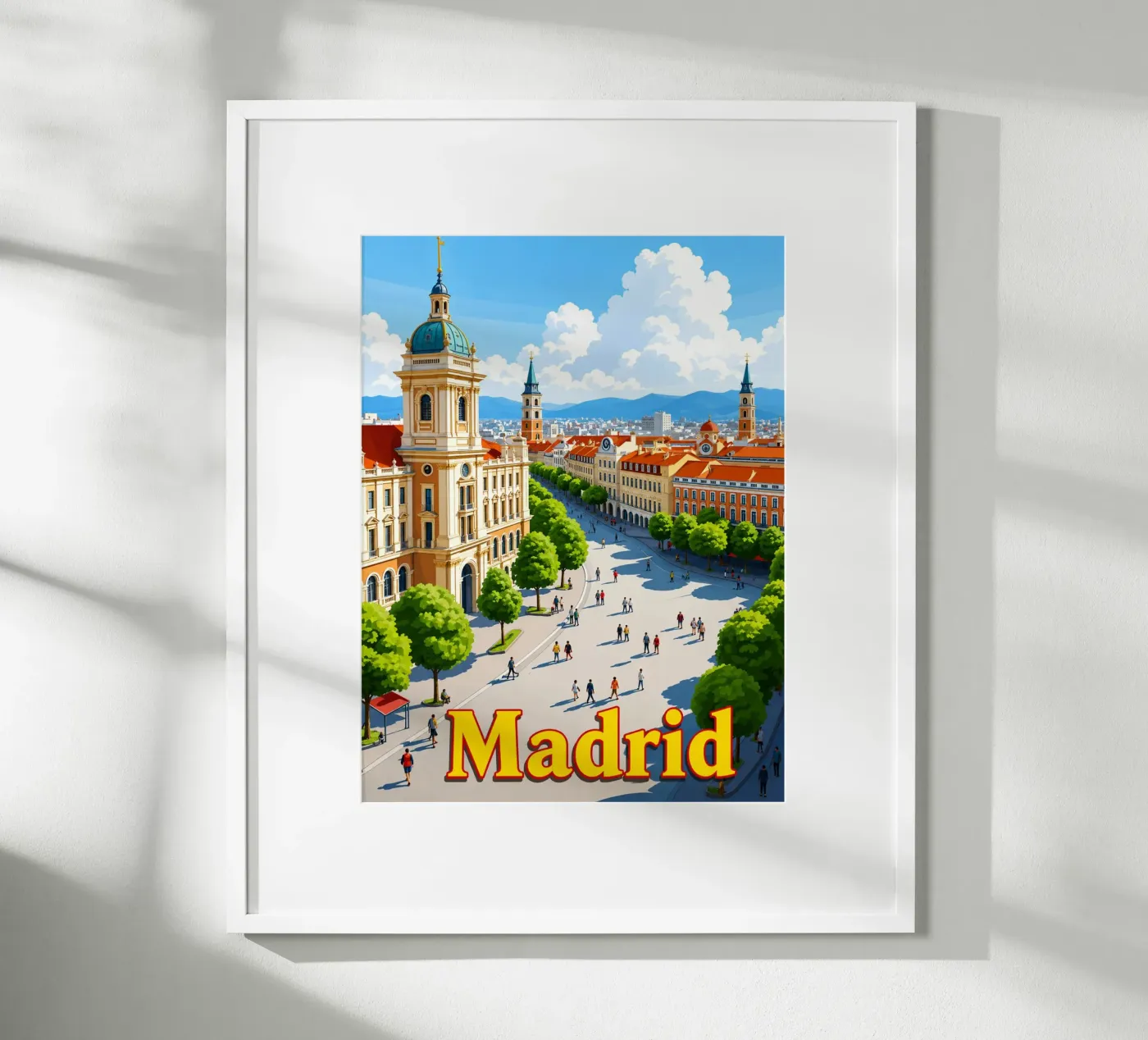 Madrid poster by Allghaniz