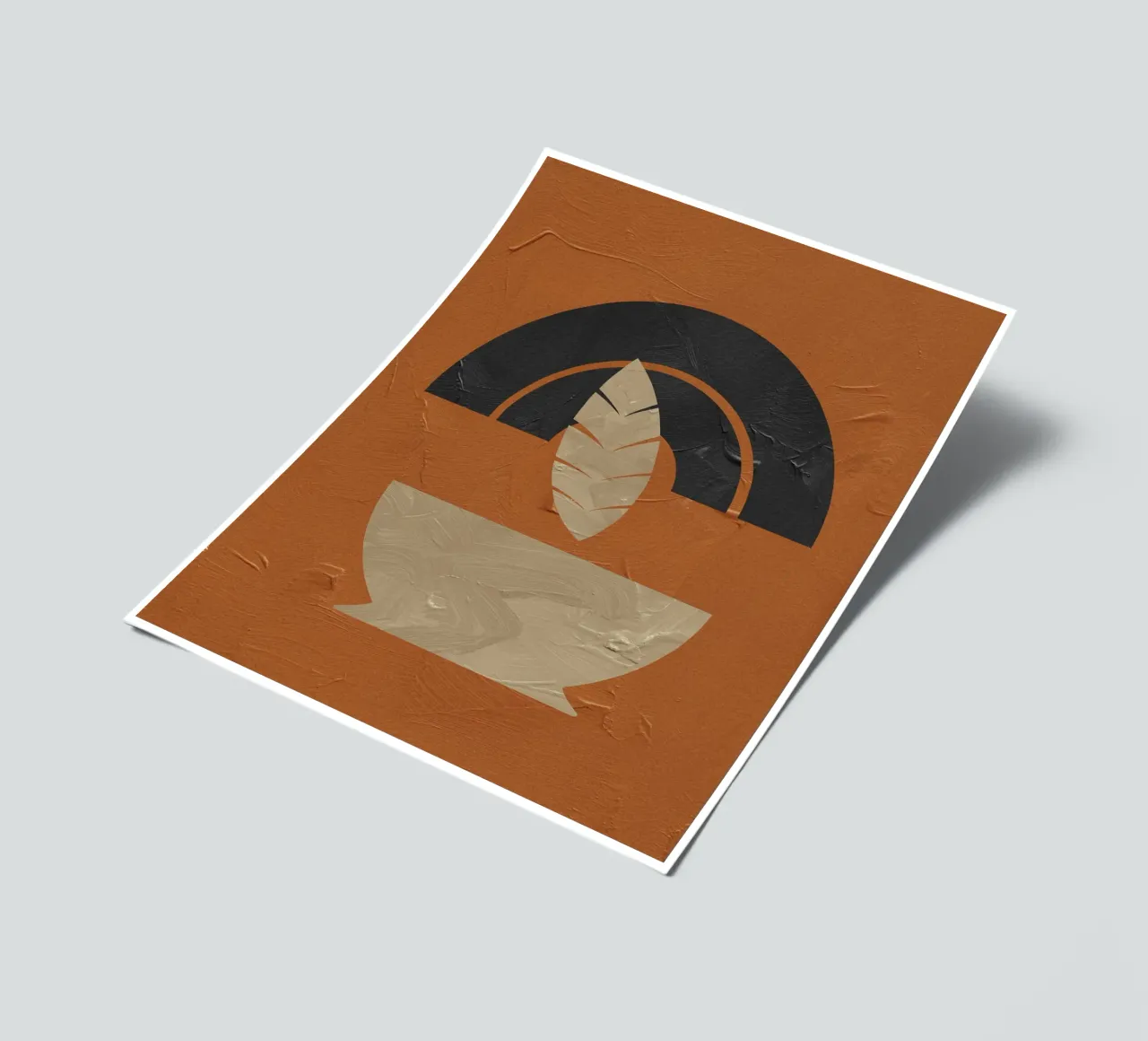 Geometric bowl - Abstract retro design sticker sheet by Whole©