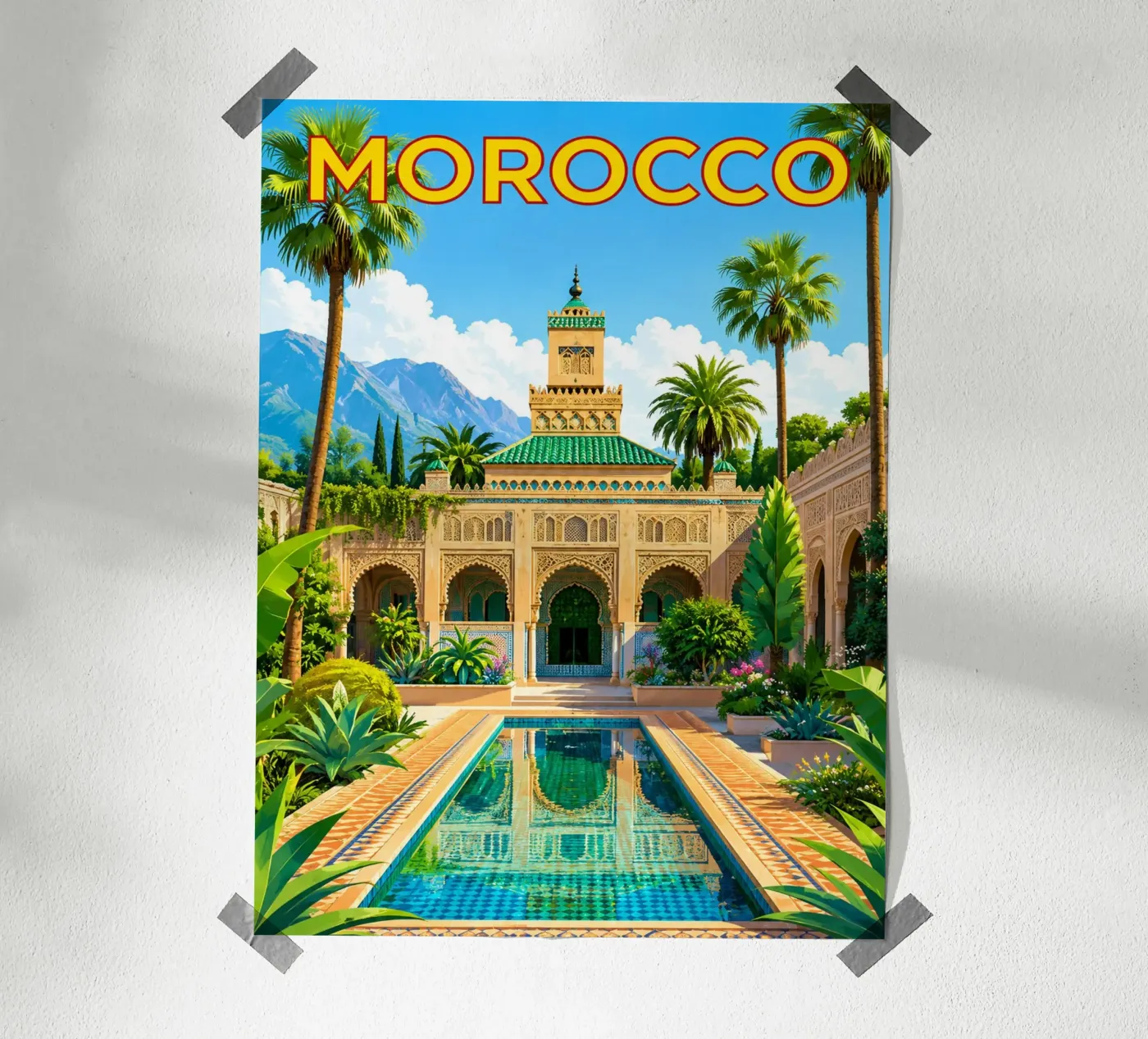 morocco poster da Allghaniz