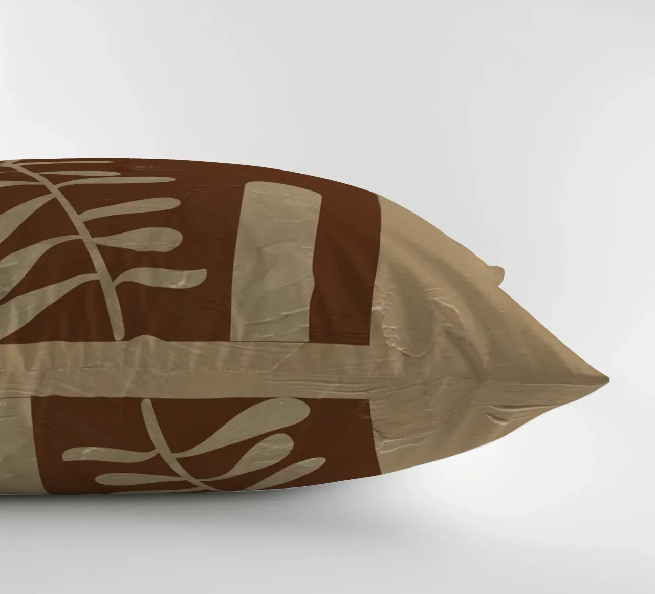 Botanical harmony - Abstract natural forms decorative cushion by Whole©