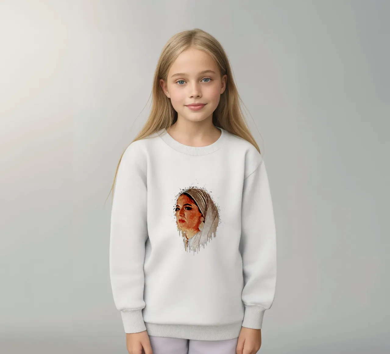 Woman Hijab kids sweatshirt by Gunawan Rb