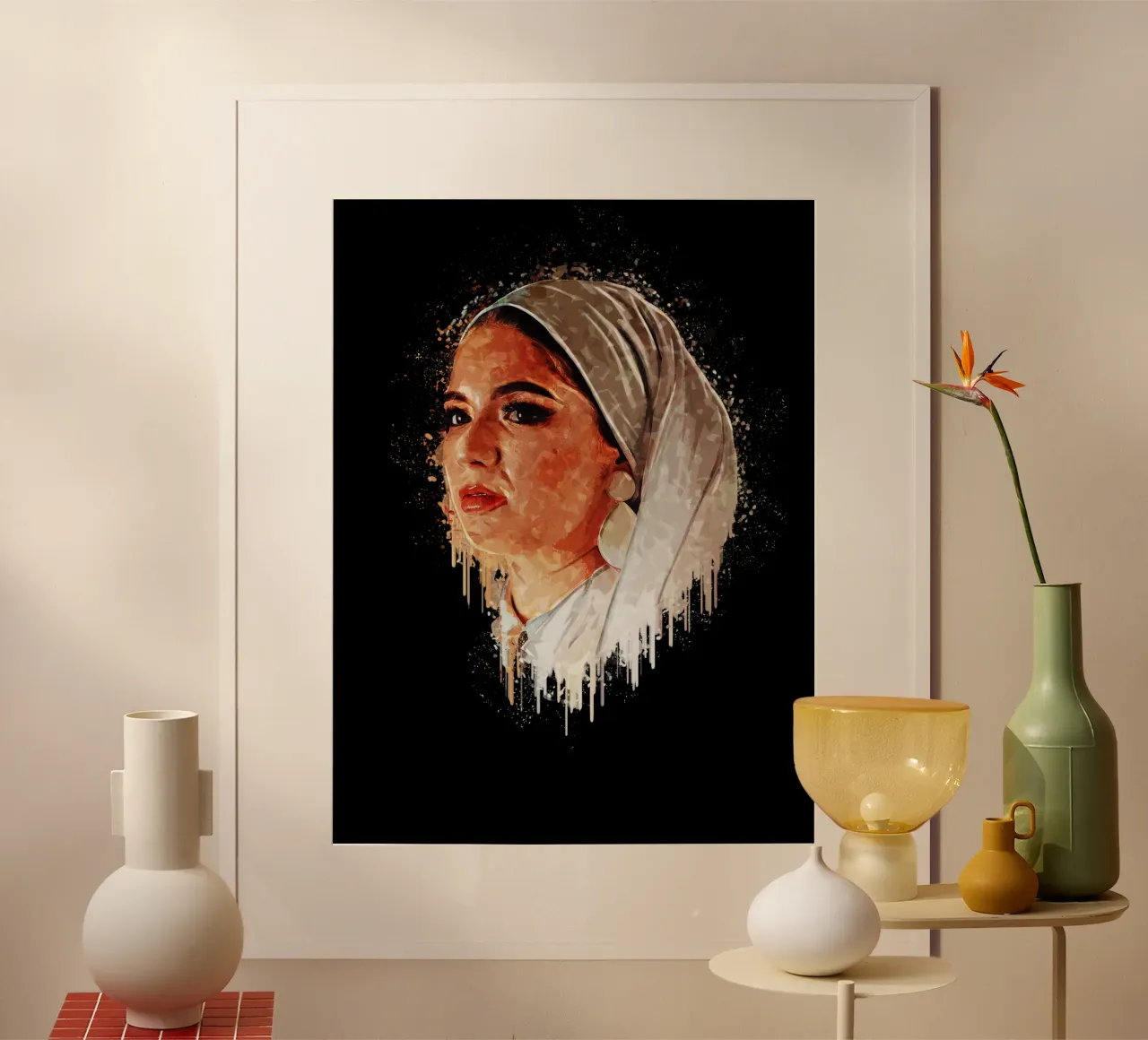 Hijab donna carta hahnemühle da Gunawan Rb