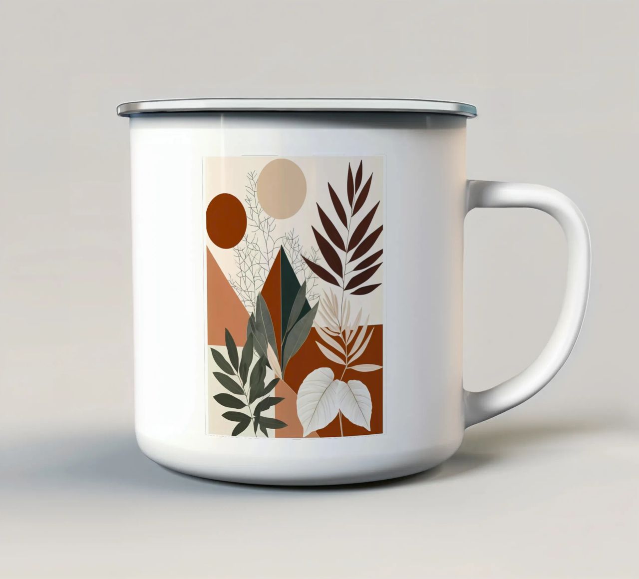Terracotta Tranquility tazza in smalto da Artistic-shop