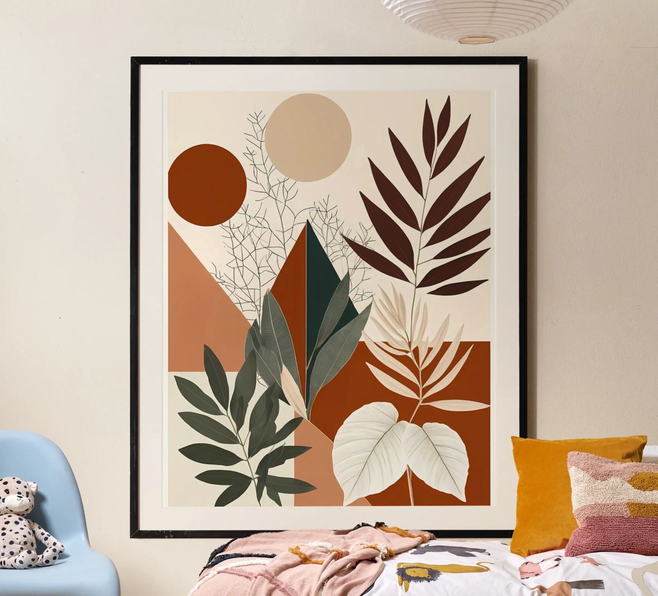 Terracotta Tranquility poster by Artistic-shop