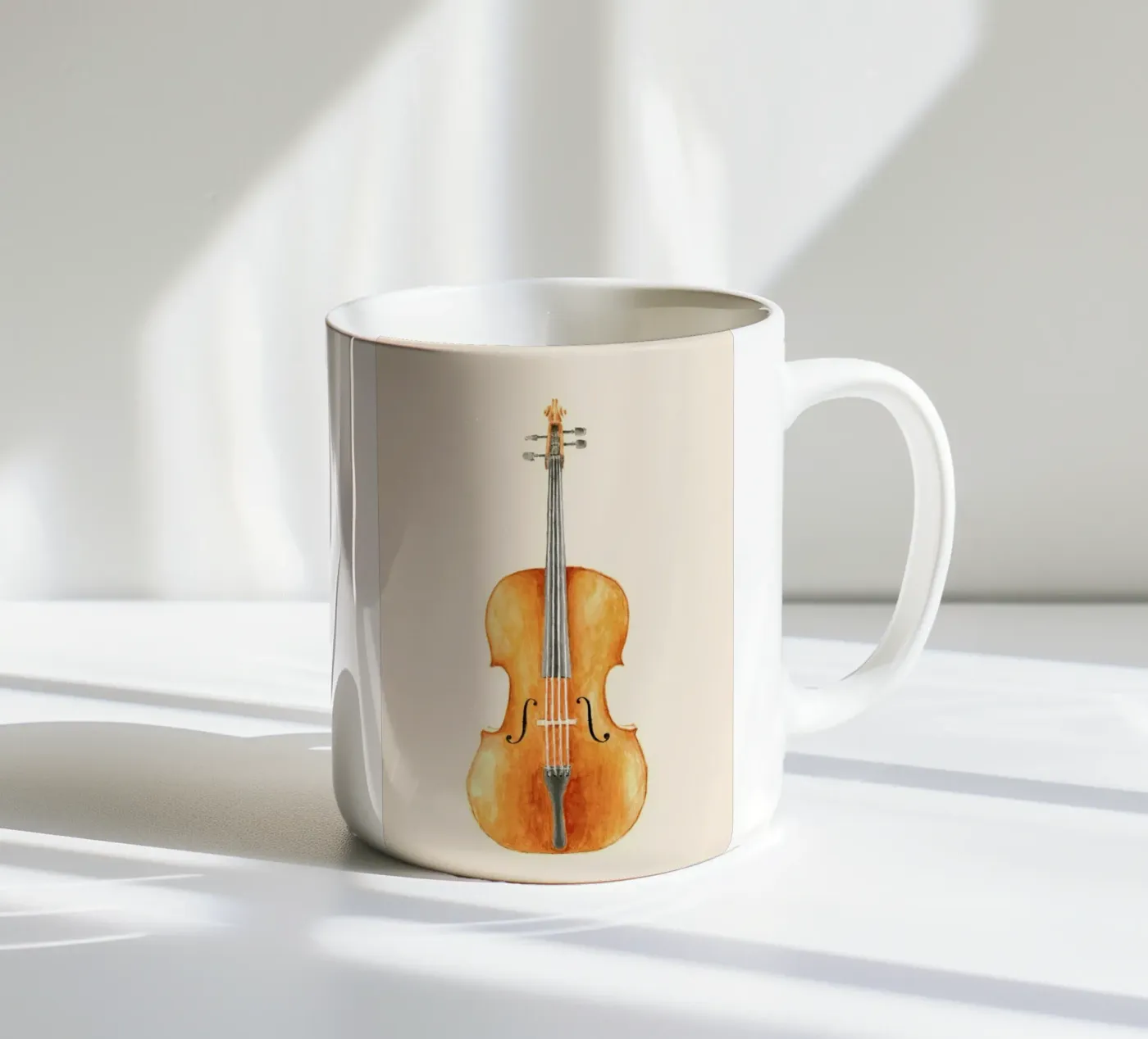 Cello ceramic mug by Florent Bodart