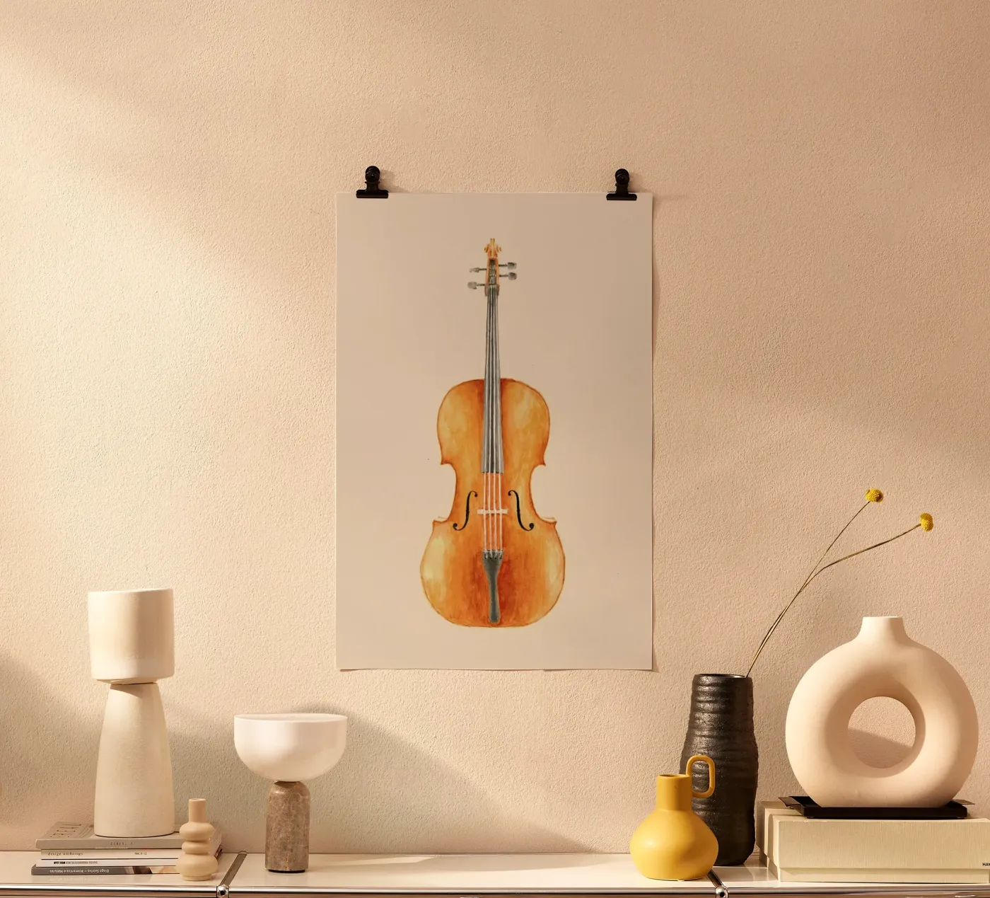 Cello poster van Florent Bodart