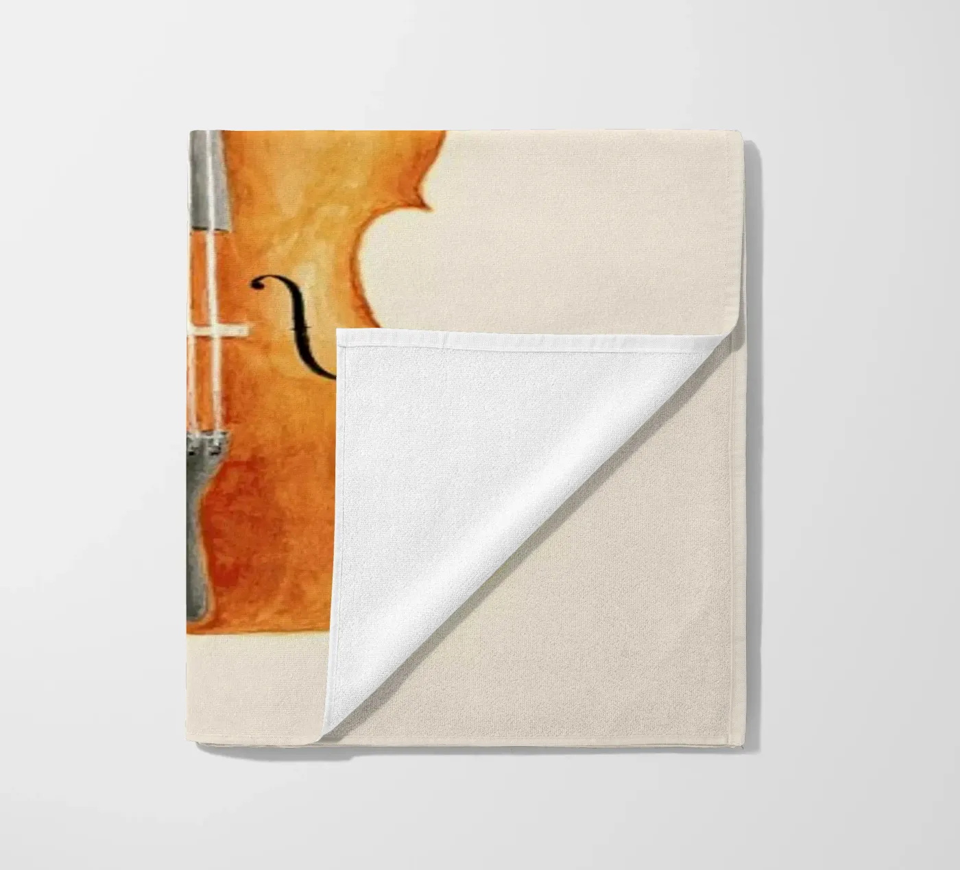 Cello beach towel by Florent Bodart