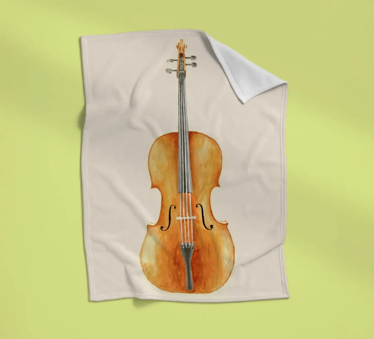 Cello Fleecedecke von Florent Bodart