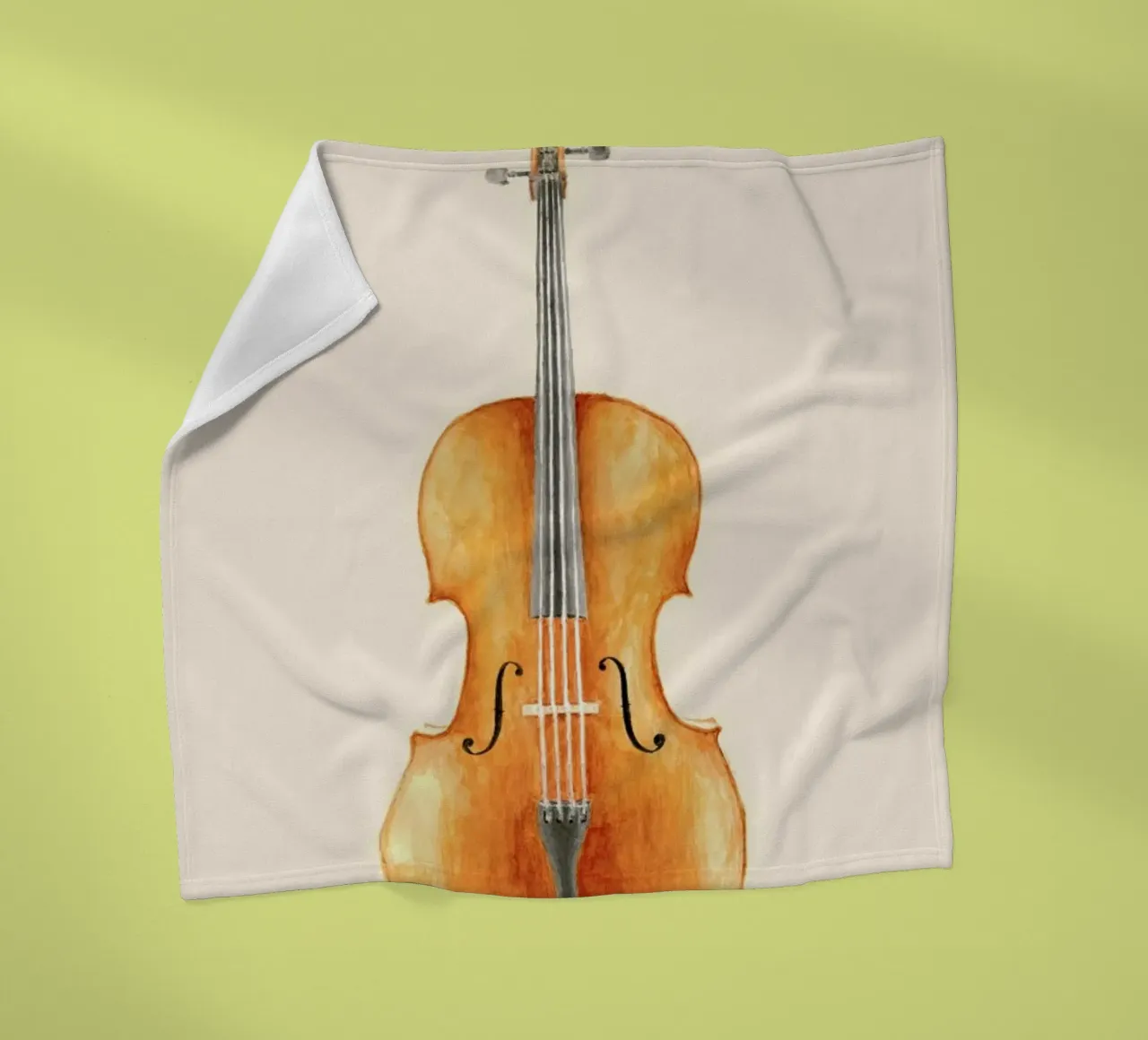 Cello Fleecedecke von Florent Bodart