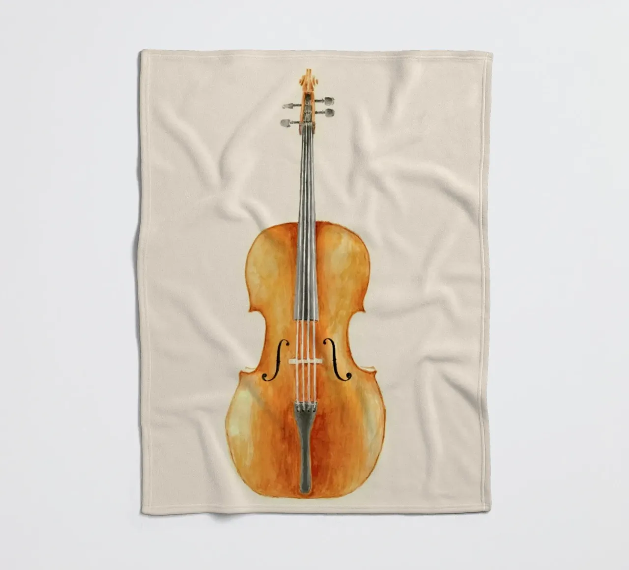 Cello Fleecedecke von Florent Bodart