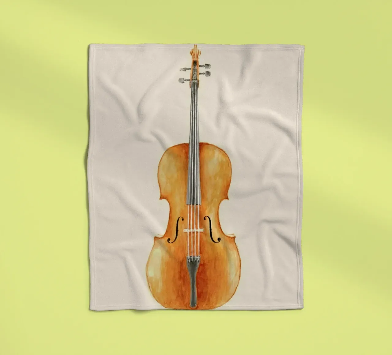Cello Fleecedecke von Florent Bodart