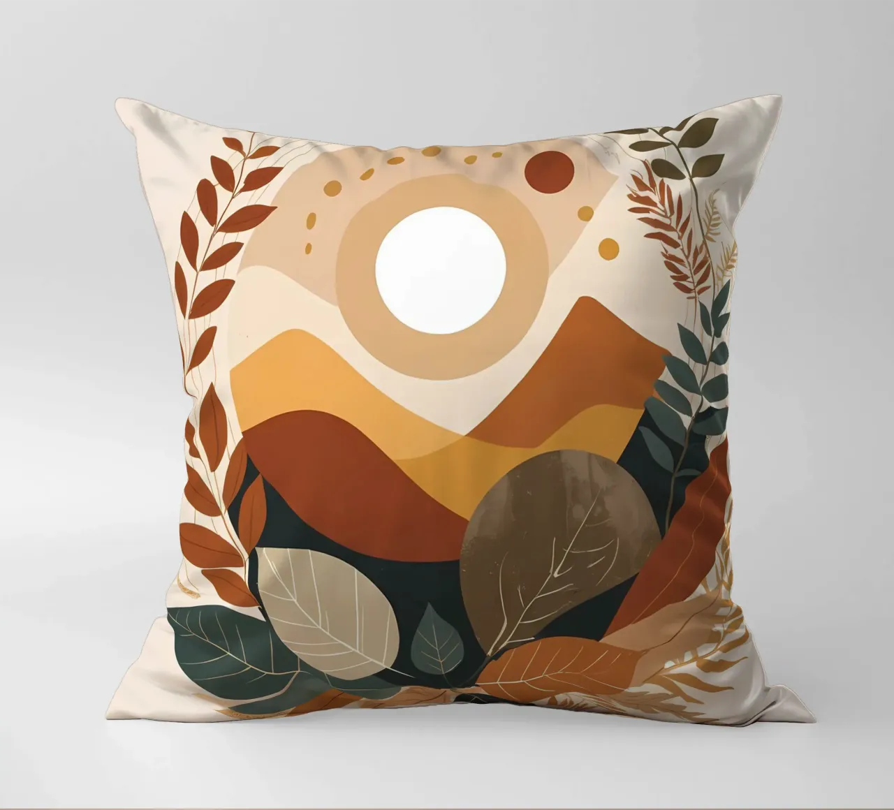 Desert Sunset Serenity cuscino da Artistic-shop